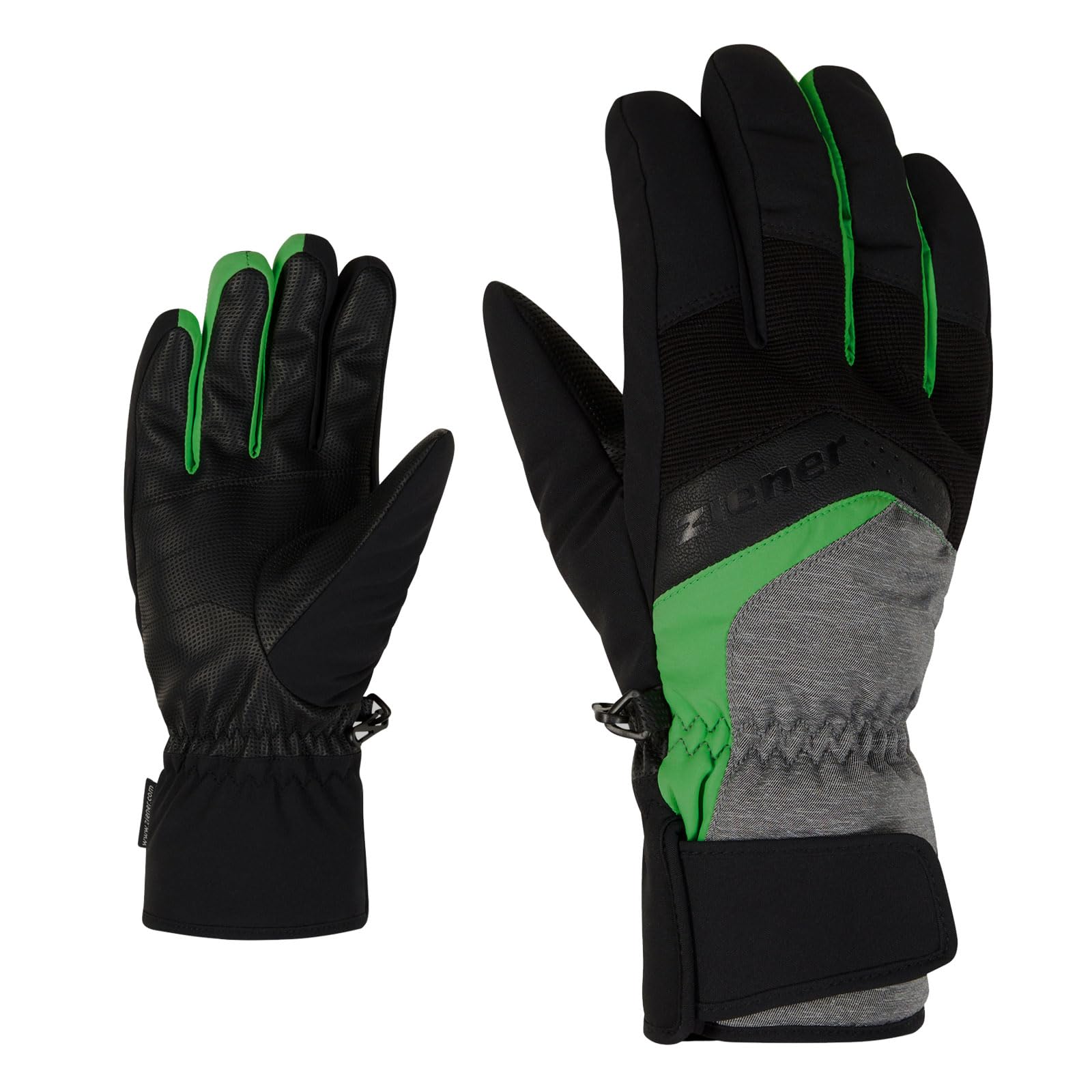 ziener-gabino-herren-skihandschuhe-schwarz-gr-8-thermoshield image 6