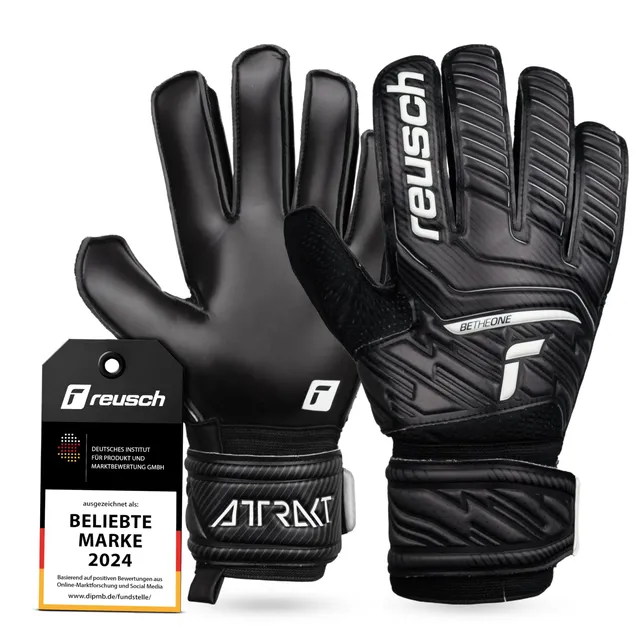 reusch-attrakt-torwarthandschuhe-gr-9-mit-grip image 1