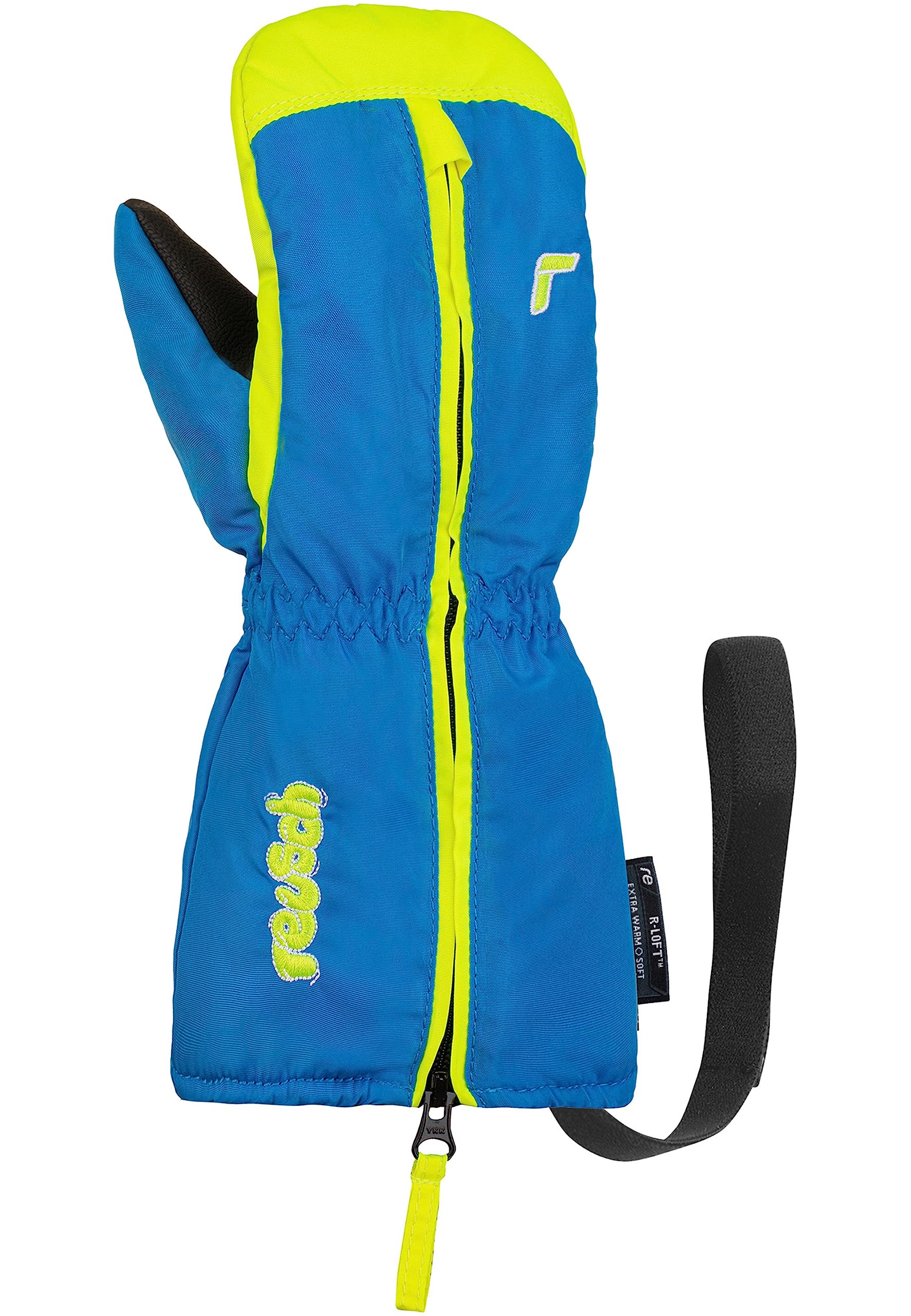 reusch-tom-kinder-skihandschuhe-f-ustlinge-schwarz-gr-n-warm image 2