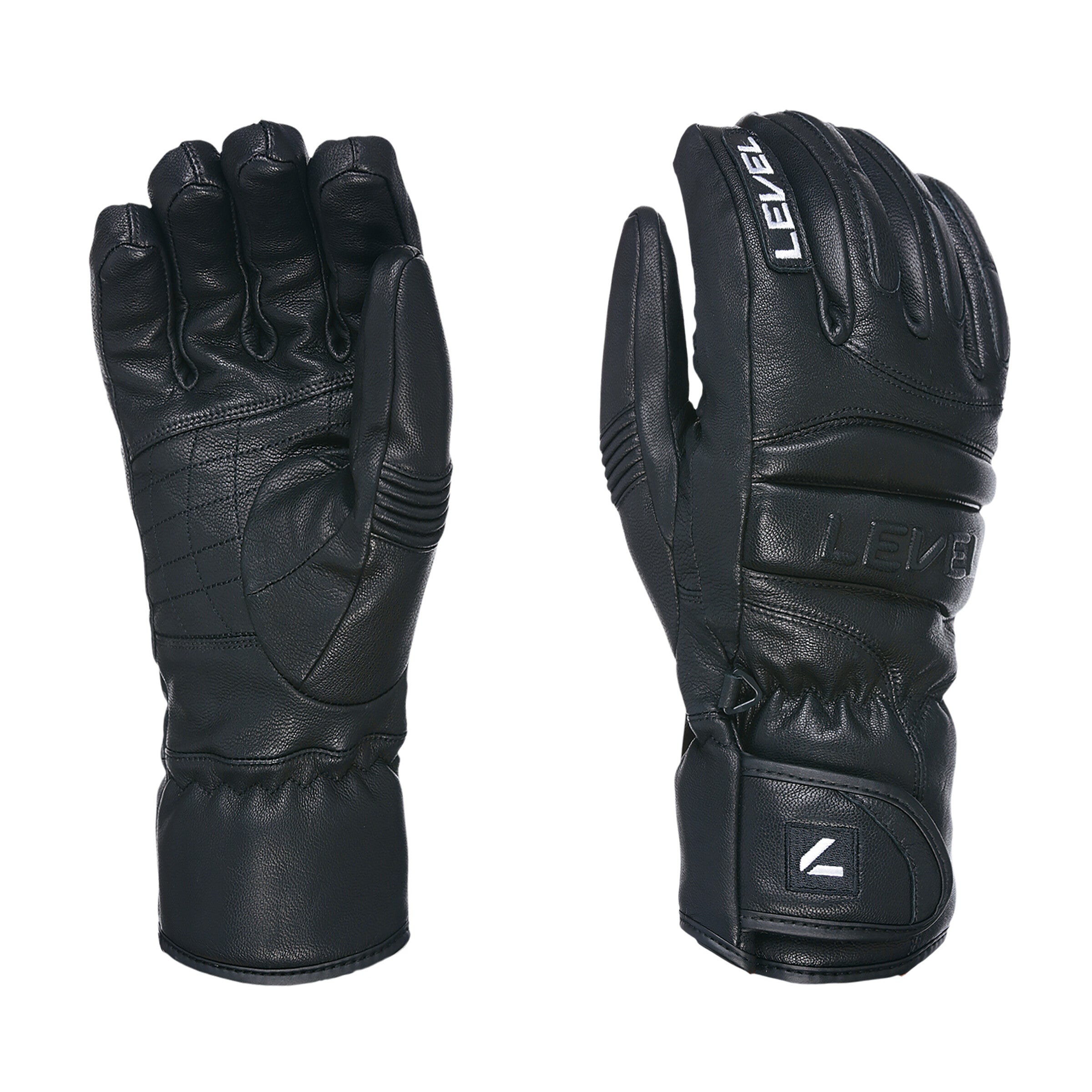 level-worldcup-rs-skihandschuhe-leder-schwarz image 1
