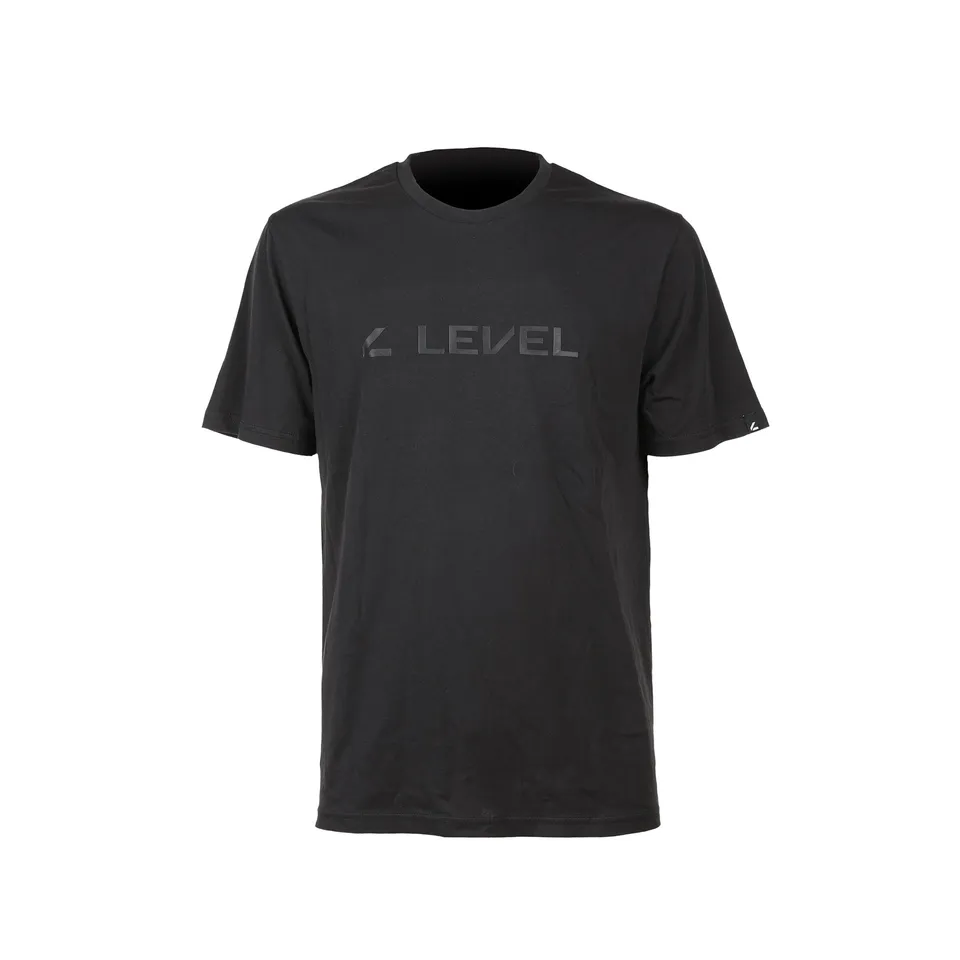 level-rexford-logo-t-shirt-schwarz-baumwolle-unisex image 1