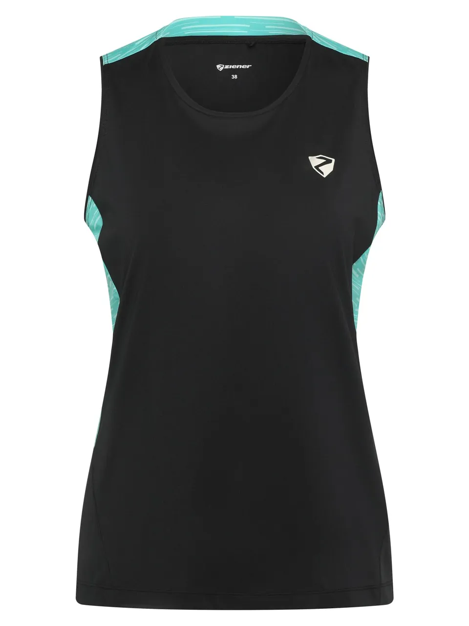 ziener-narzissa-z-lady-sportshirt-rmellos-gr-38-schwarz image 1