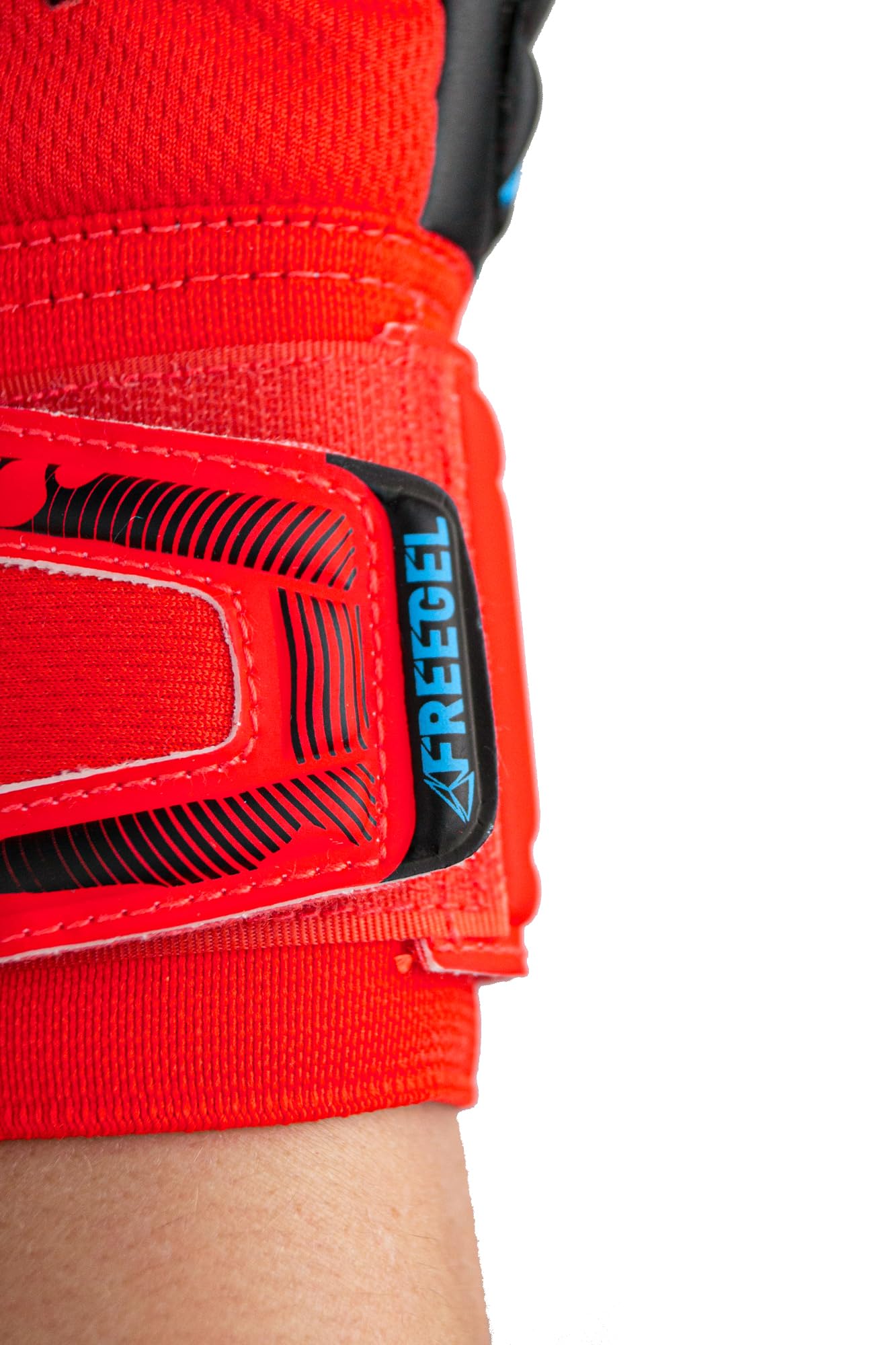 reusch-attrakt-torwarthandschuhe-gr-9-grip-silver-rot-blau image 7