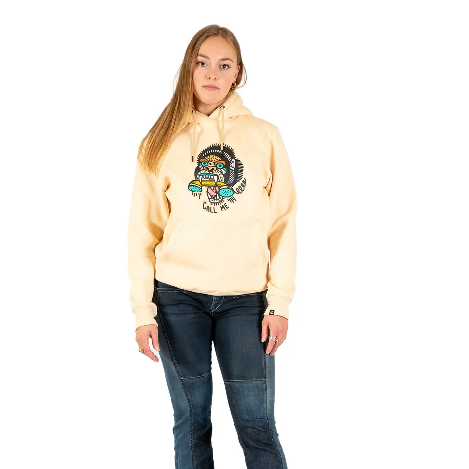level-rover-call-me-hoodie-kapuzenpullover-beige-gr-m image 1