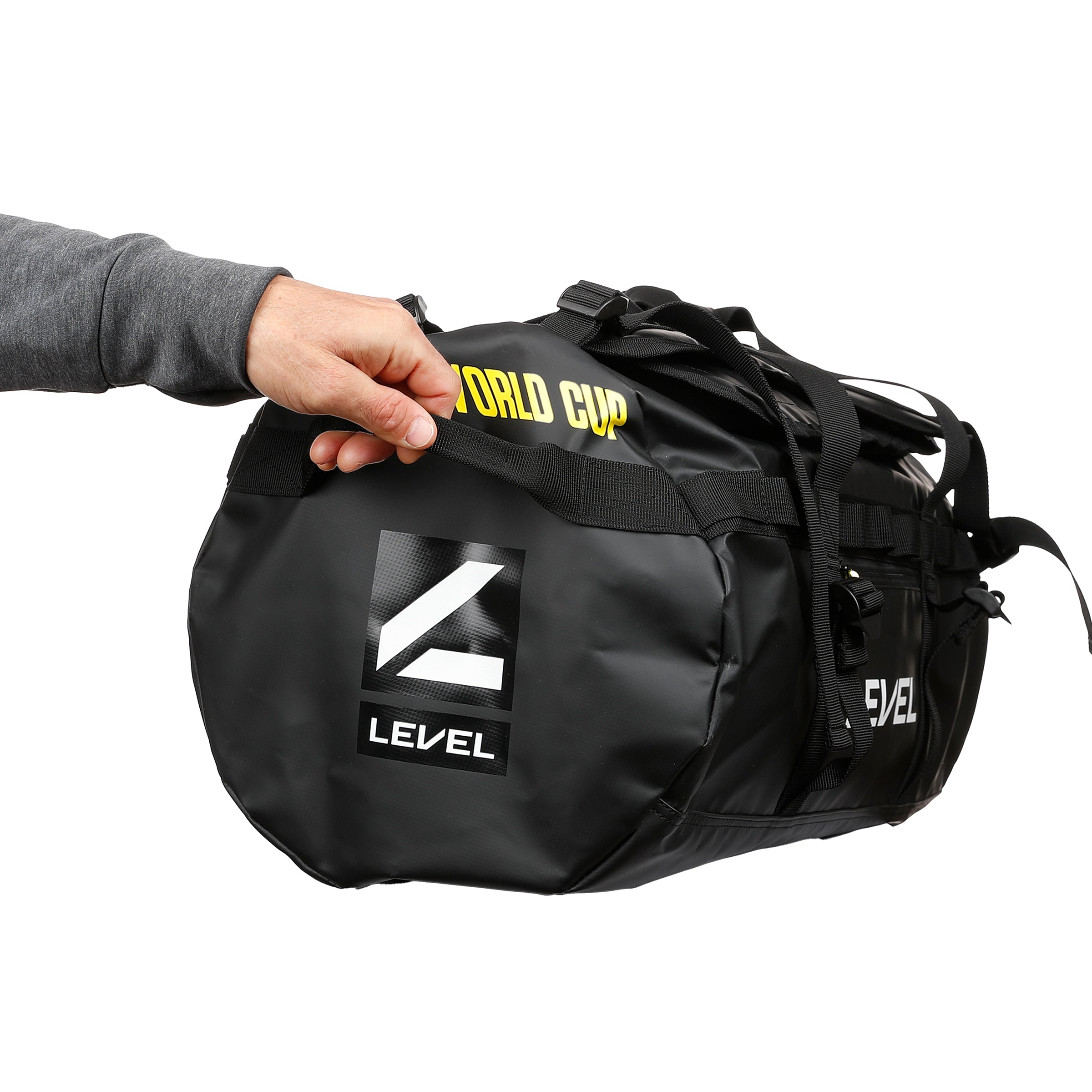 level-worldcup-travel-duffel-reisetasche-50l-schwarz-sporttasche image 2