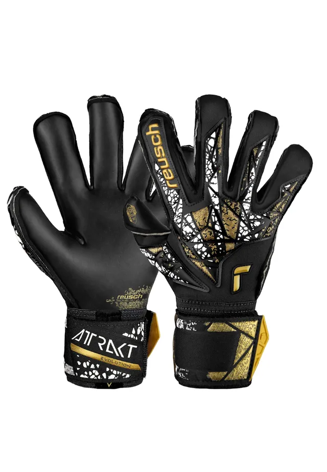 reusch-attrakt-gold-x-evolution-cut-torwarthandschuhe-grip image 1