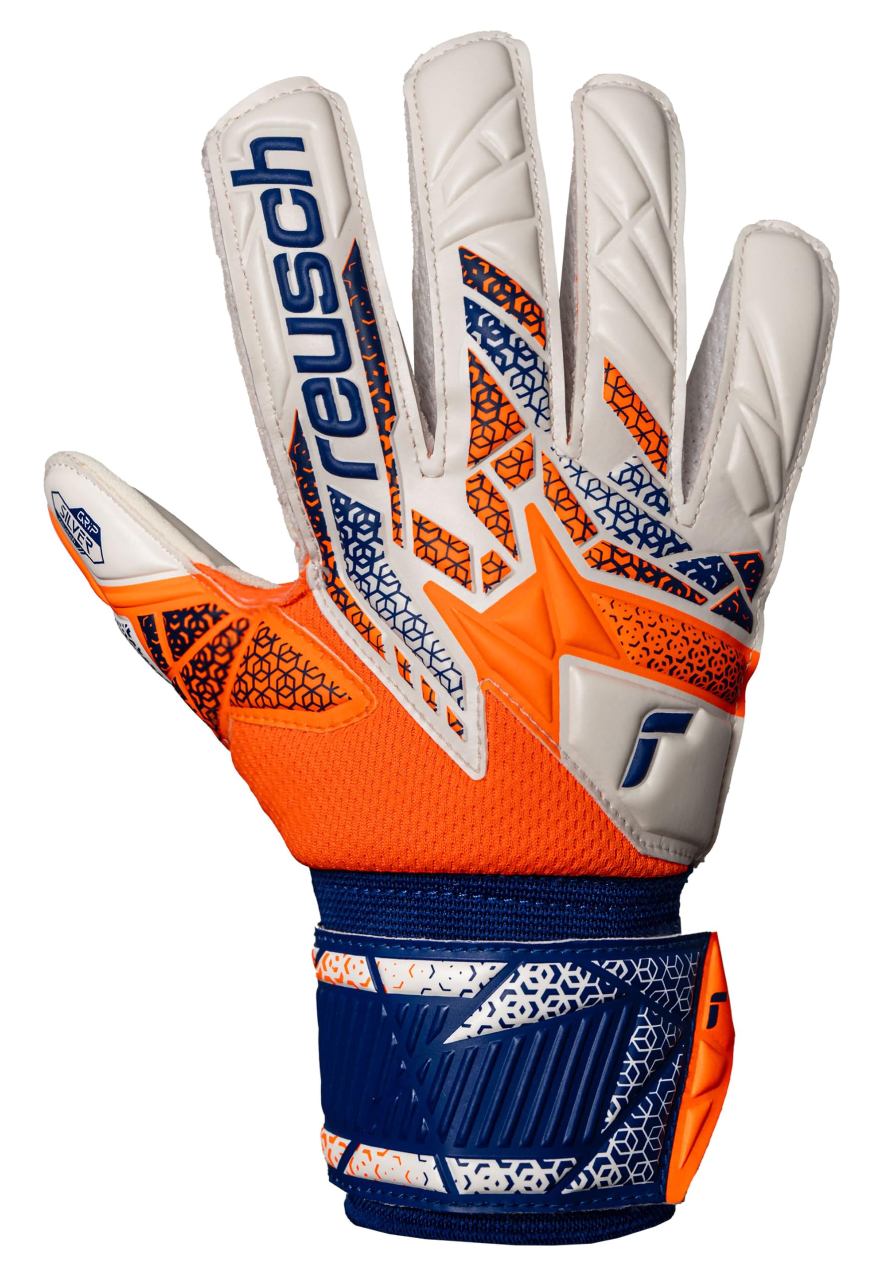 reusch-attrakt-silver-junior-torwarthandschuhe-gr-8-grip image 2