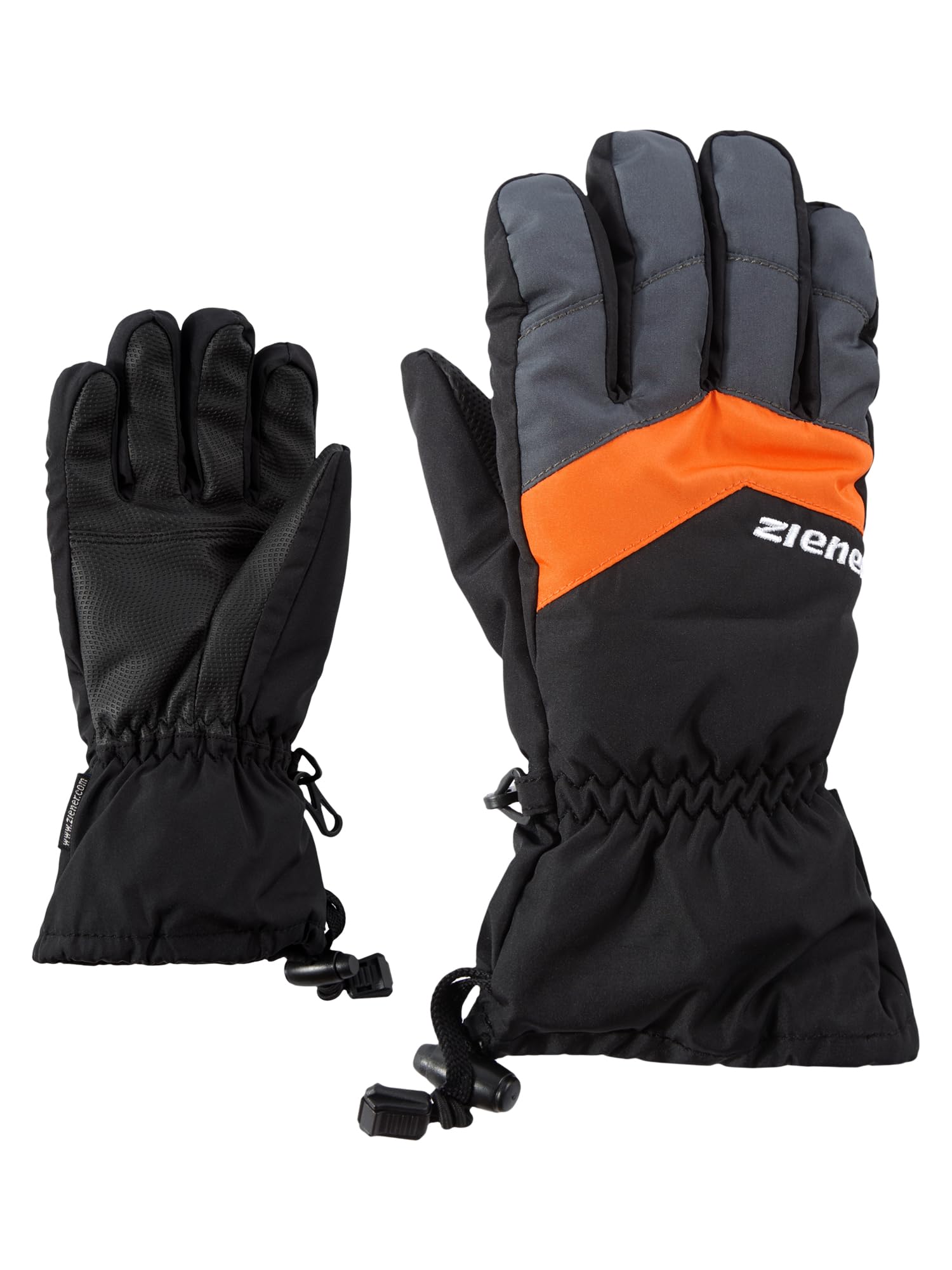 ziener-lett-as-junior-skihandschuhe-schwarz-aquashield image 8