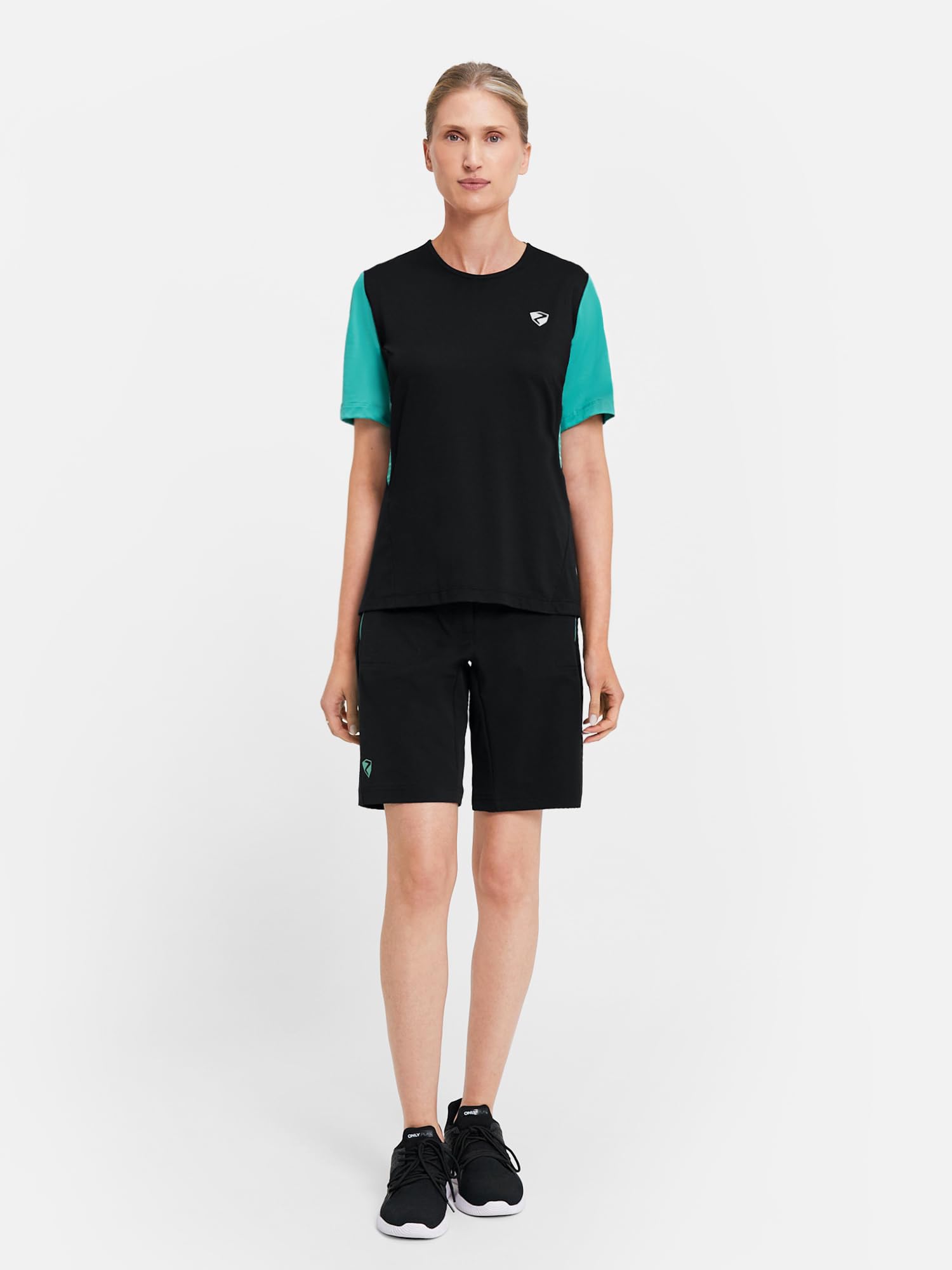 ziener-nakoa-z-lady-shorts-damen-38-black-tropical-stretch image 5
