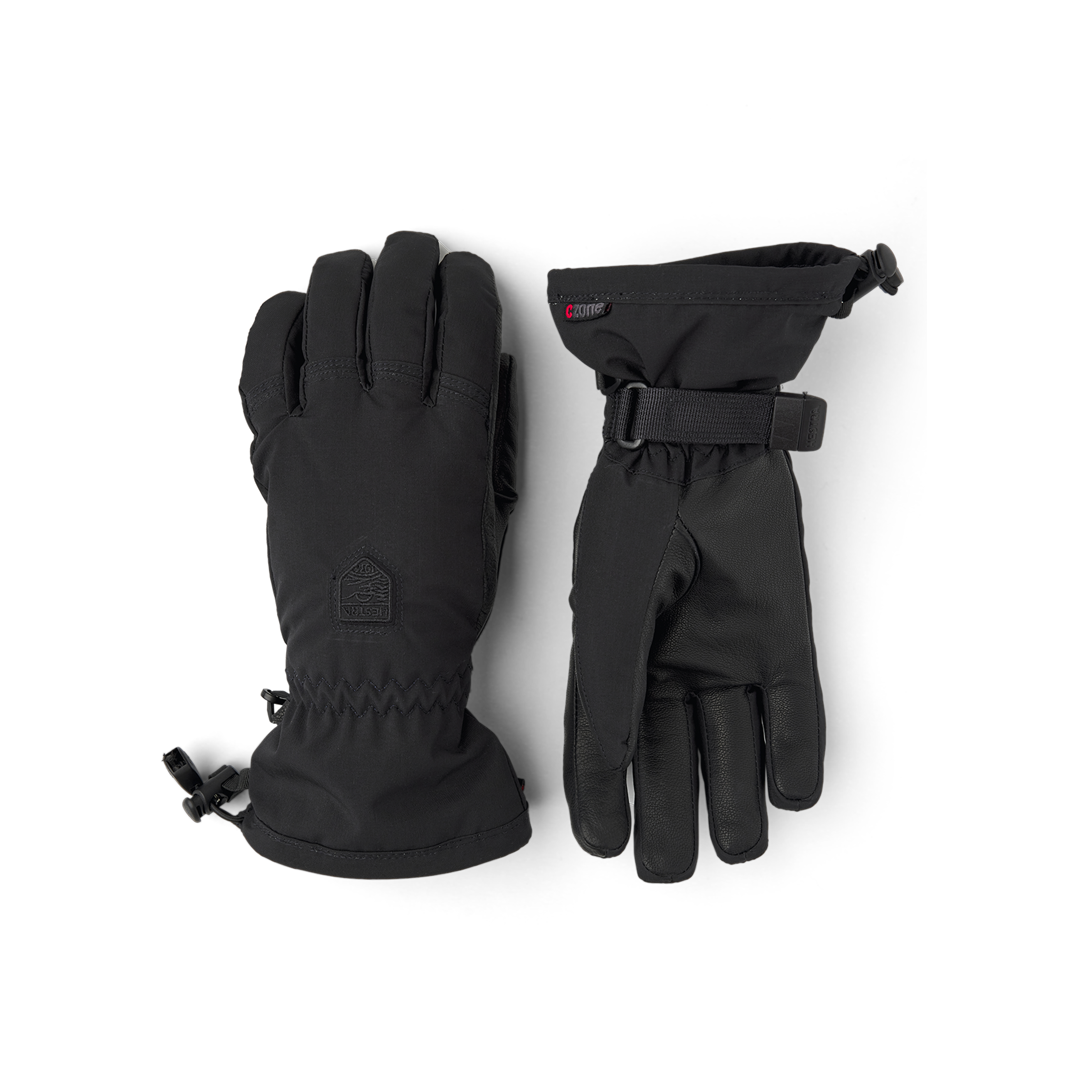 hestra-powder-czone-damen-skihandschuhe-wei-5-finger image 1