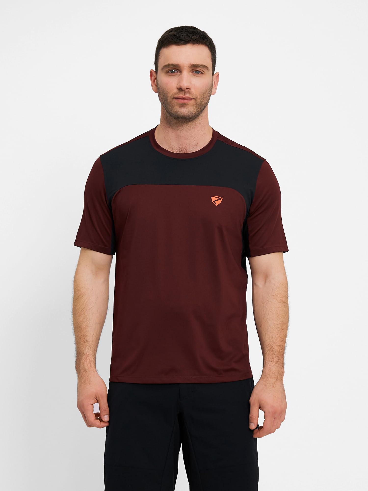 ziener-nucio-z-herren-t-shirt-50-redwood-schnelltrocknend image 3