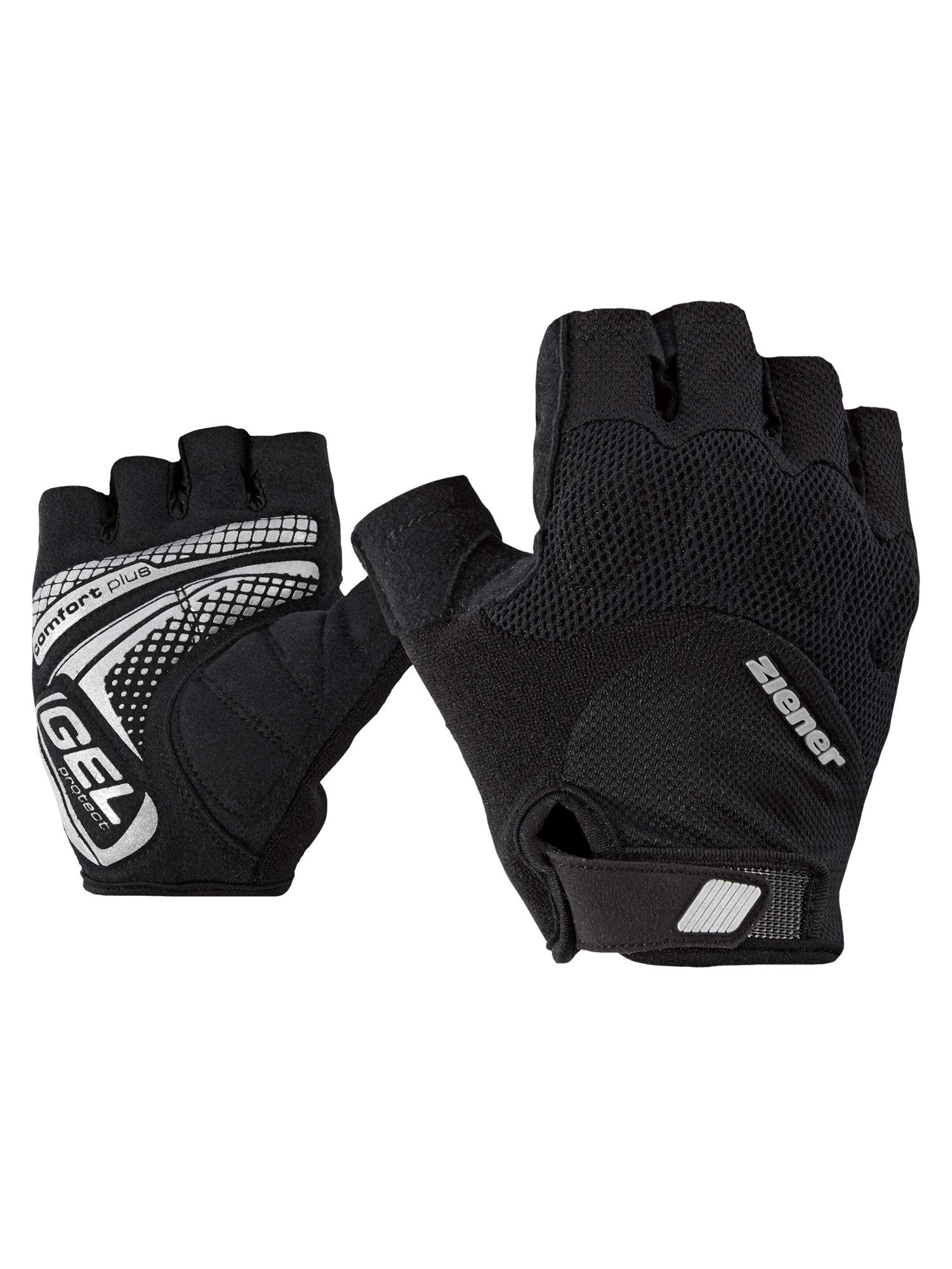 ziener-colit-kurzfinger-fahrradhandschuhe-herren-schwarz-gel image 4