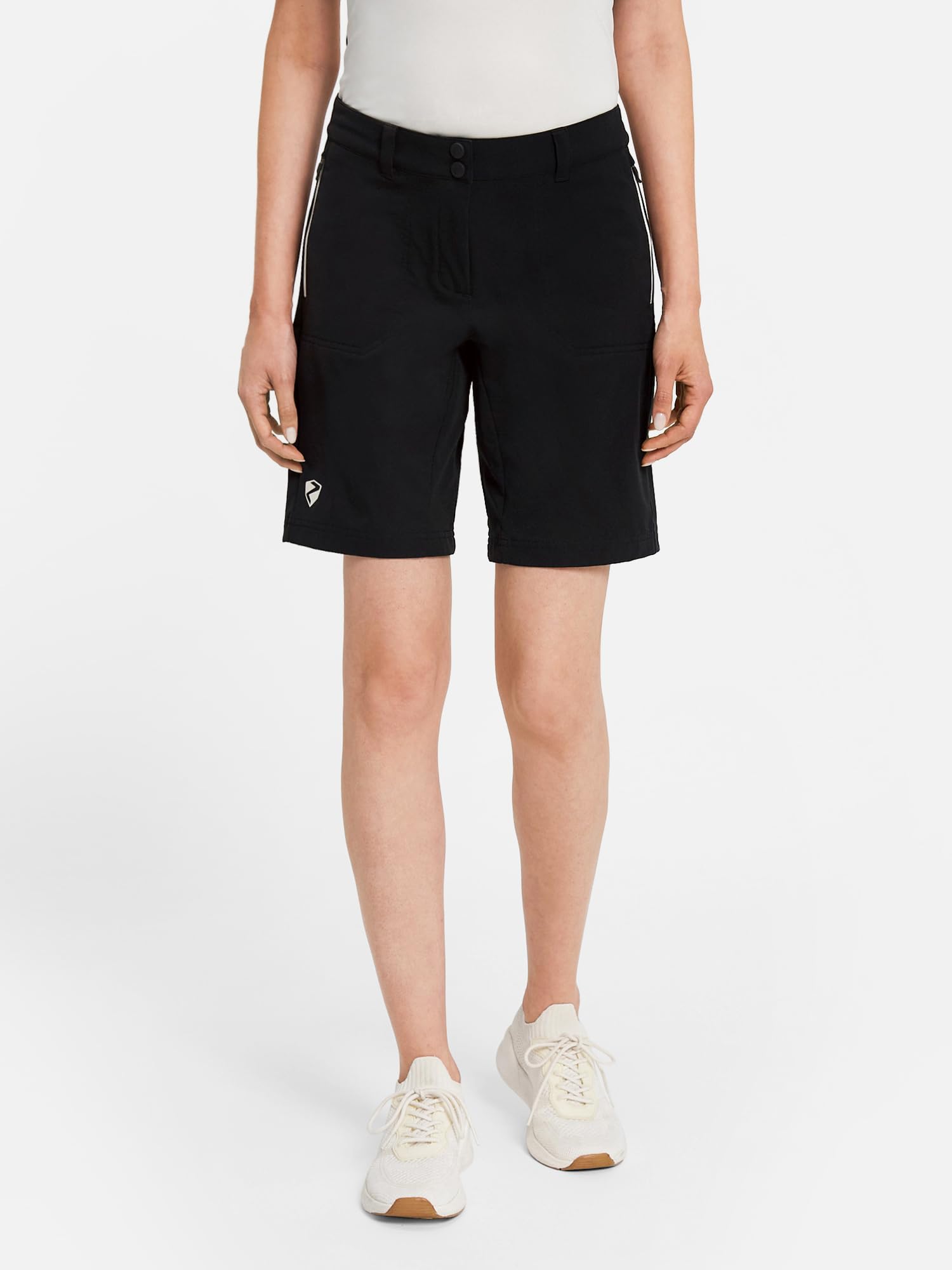 ziener-nakoa-z-bikeshorts-damen-schwarz-wei-gr-38 image 3