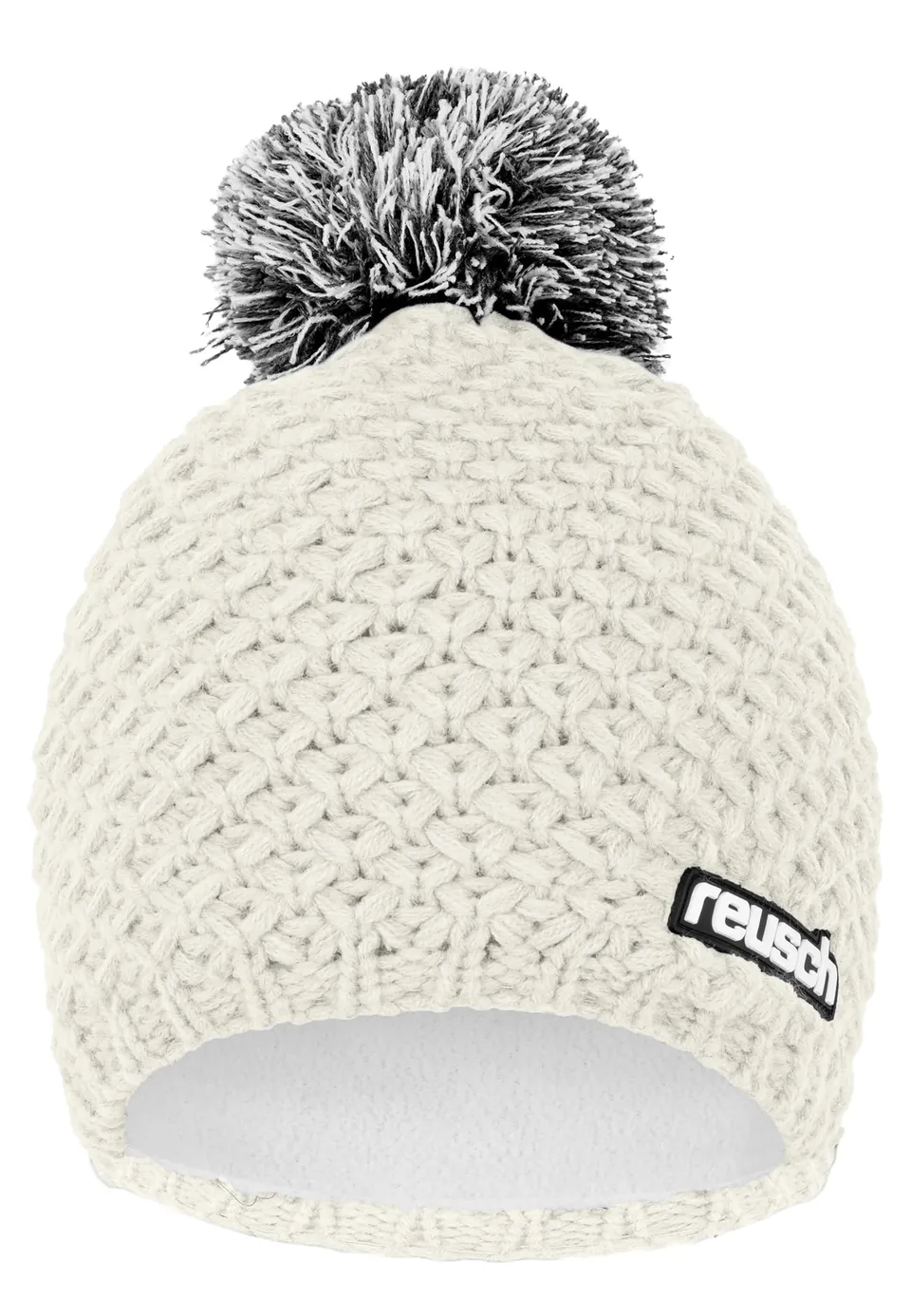 reusch-down-spirit-elias-beanie-strickm-tze-wei-schwarz-fleece image 1