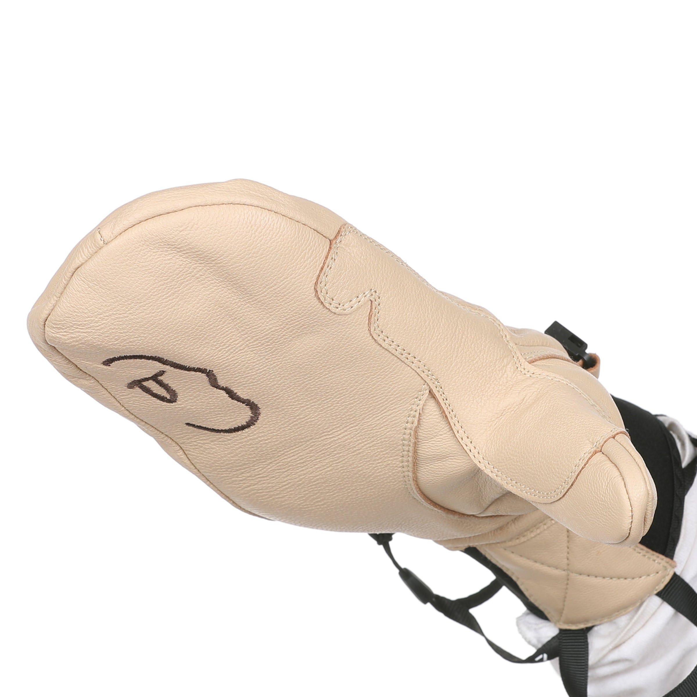 level-super-pipe-joy-mitt-skihandschuhe-beige-leder-damen image 7