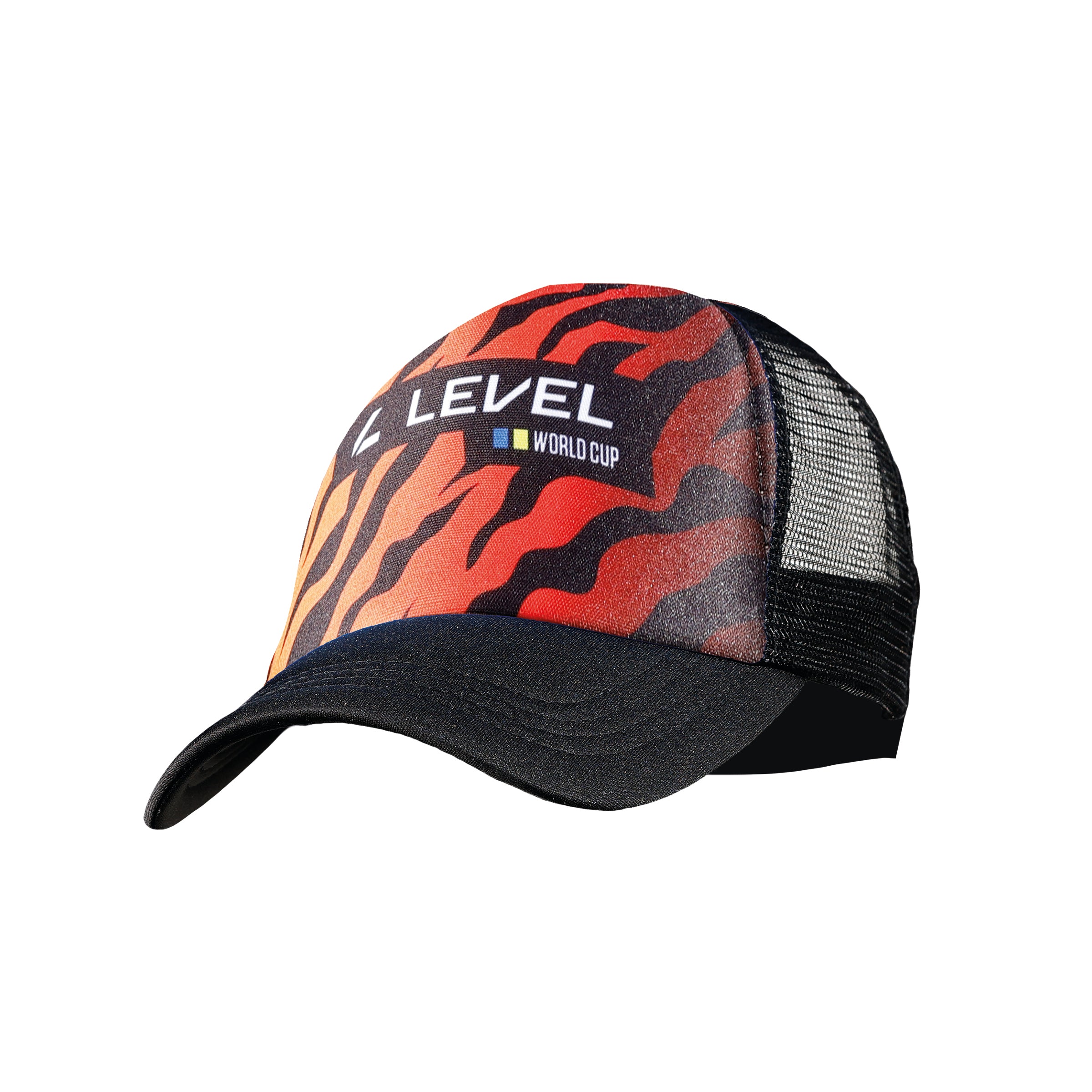 level-rexford-cap-mesh-truckerkappe-wei-rot image 3
