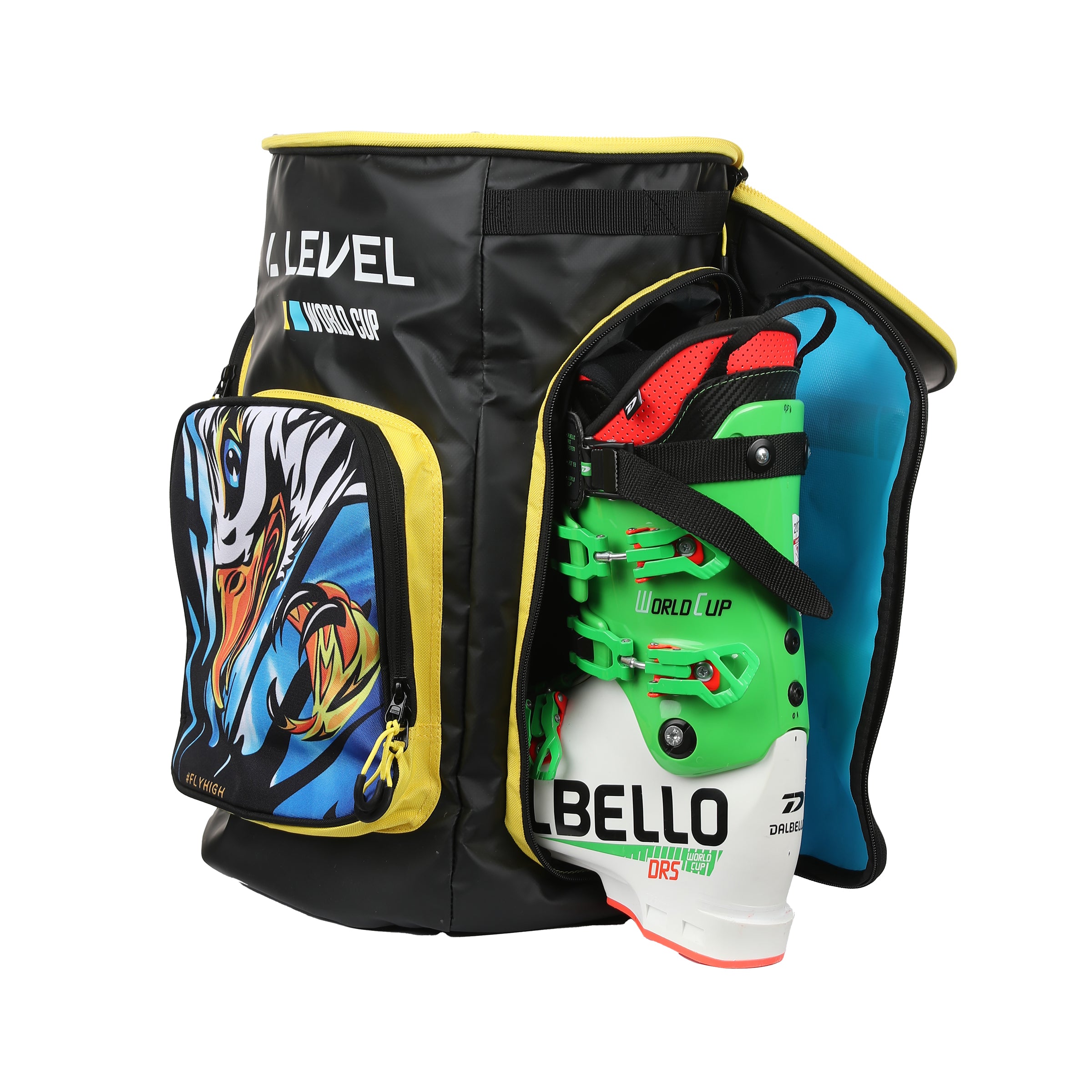 level-worldcup-ski-team-40lt-rucksack-ninja-black-kinder image 8