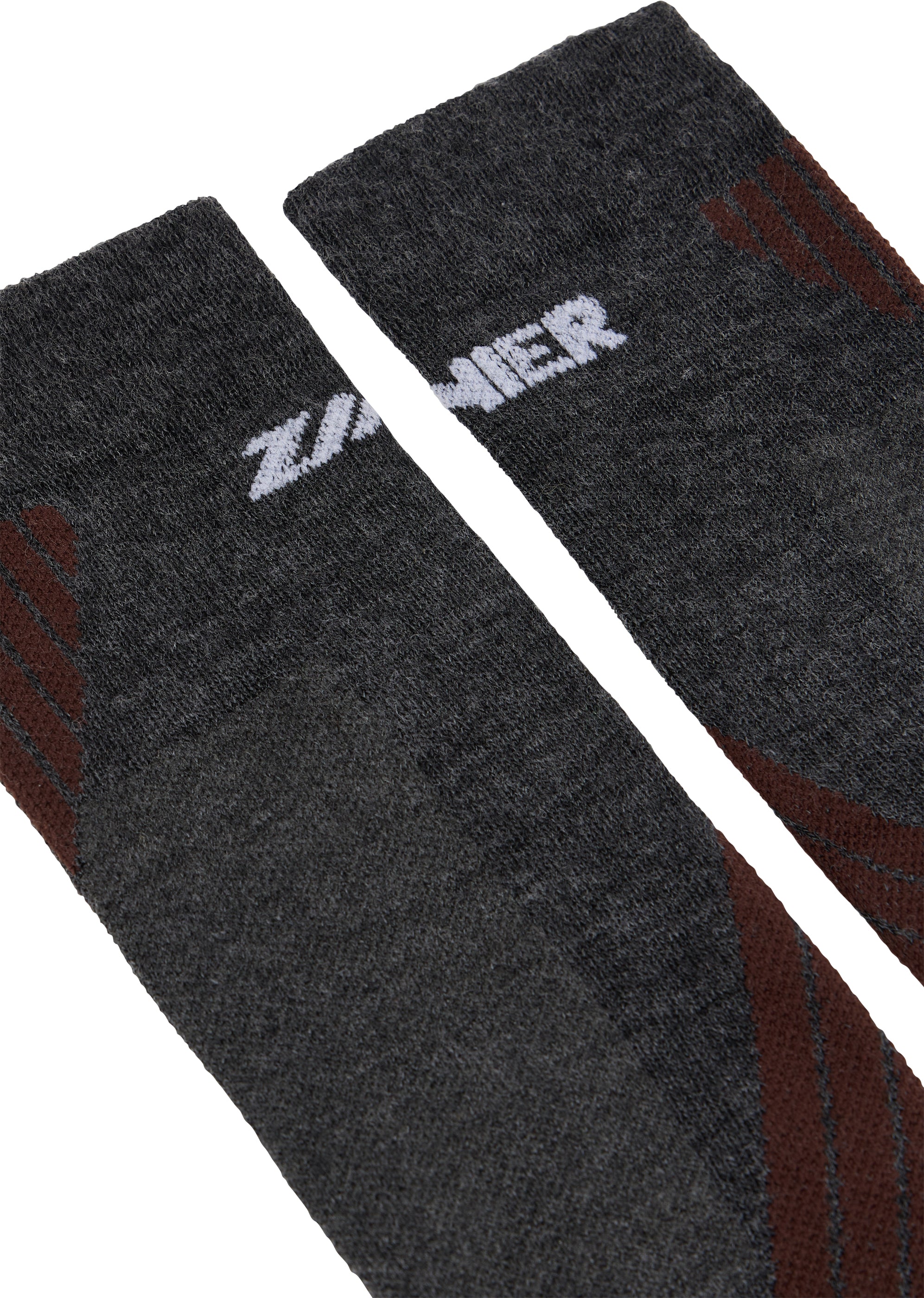 zanier-alpine-socks-skisocken-mittelgrau-braun-merinowolle image 4