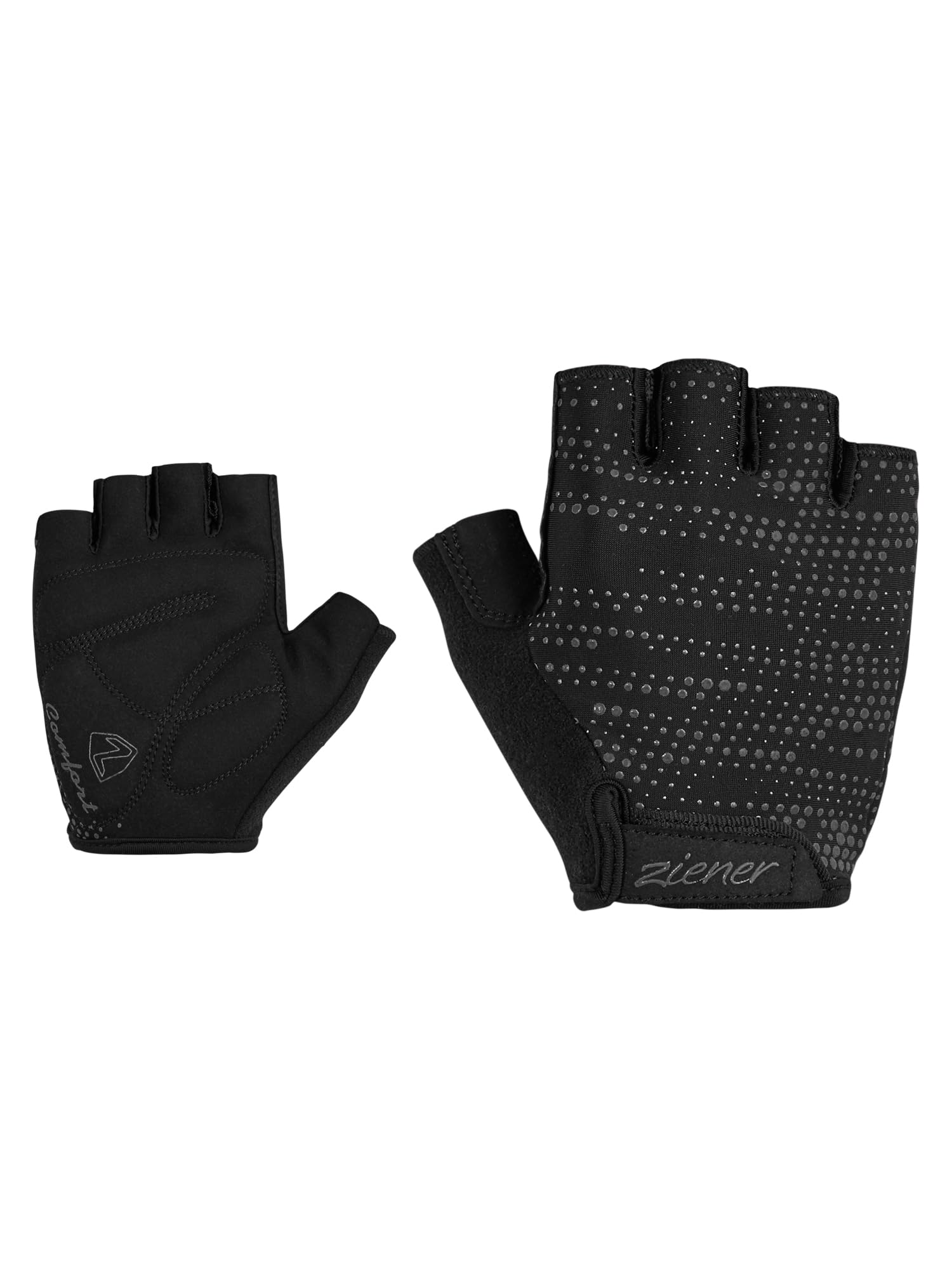 ziener-cimea-lady-fahrradhandschuhe-damen-kurzfinger-schwarz-gepolstert image 4