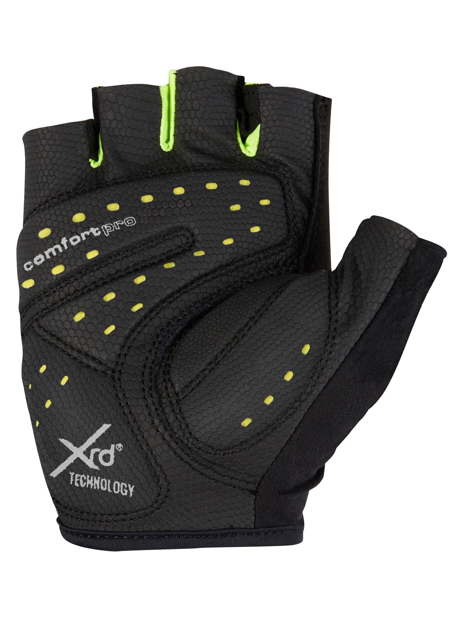 ziener-cudjo-z-fahrradhandschuh-herren-black-poison-yellow-8-5 image 3