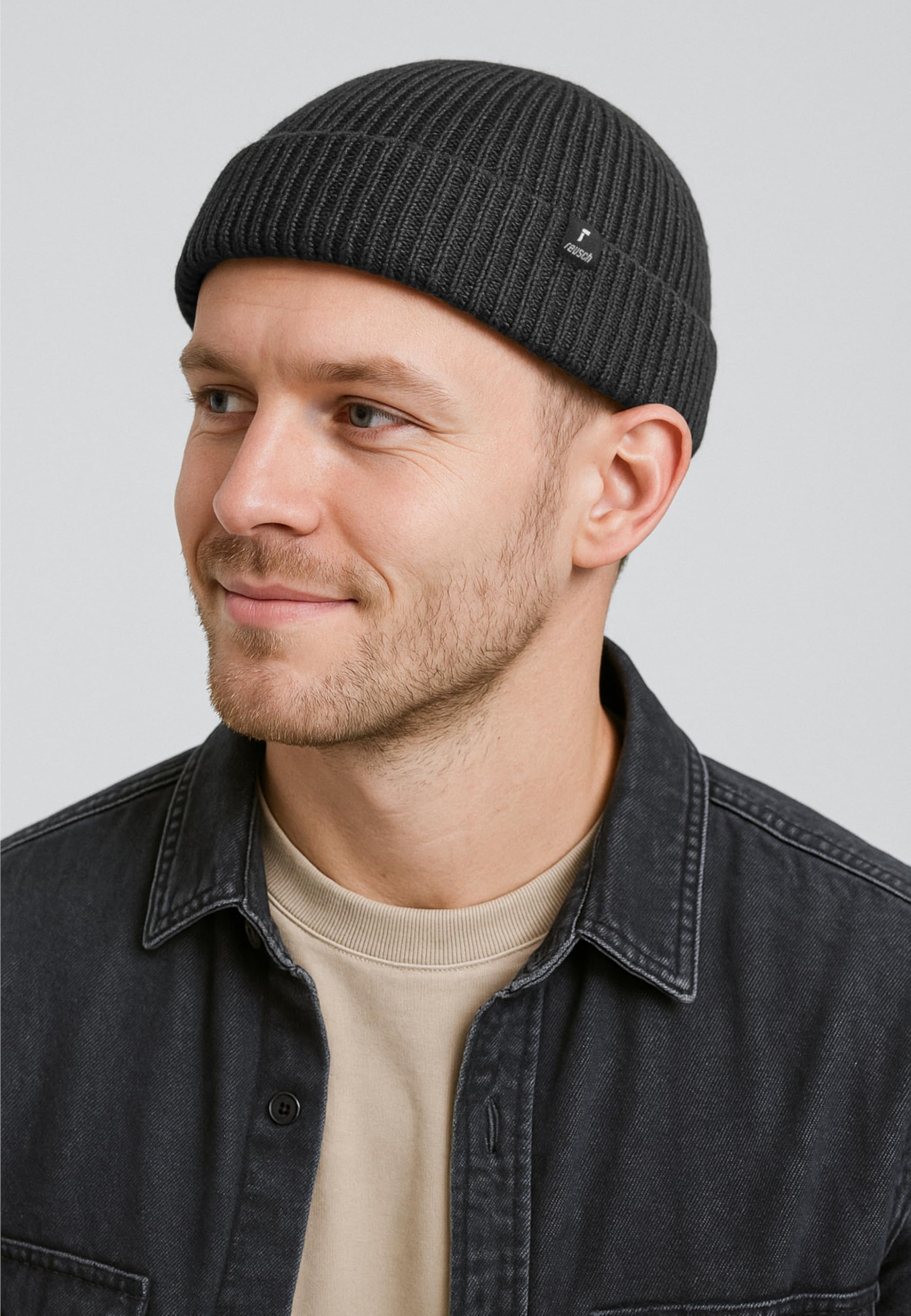 reusch-down-spirit-fisherman-beanie-m-tze-schwarz image 2