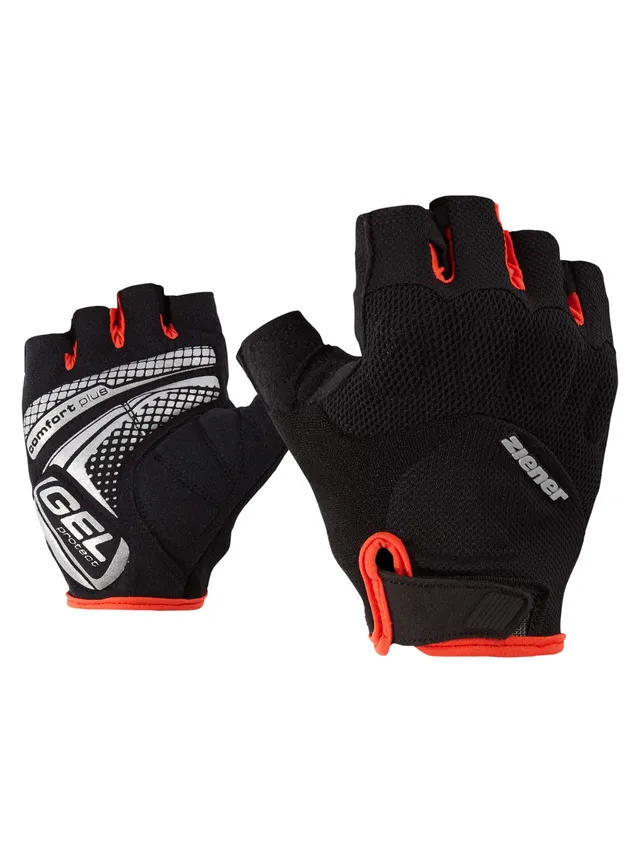 ziener-colit-kurzfinger-fahrradhandschuhe-herren-schwarz-gel image 1