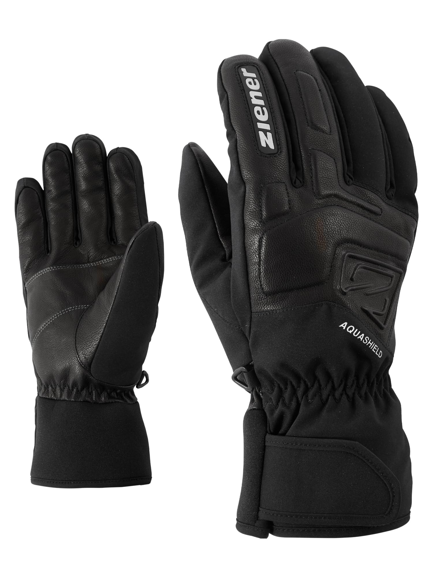 ziener-glyxus-as-skihandschuhe-8-5-ziegenleder image 1