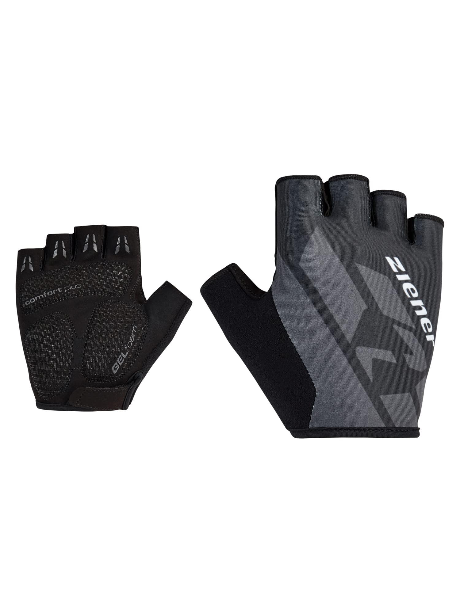 ziener-crisander-herren-fahrradhandschuhe-kurzfinger-schwarz image 5