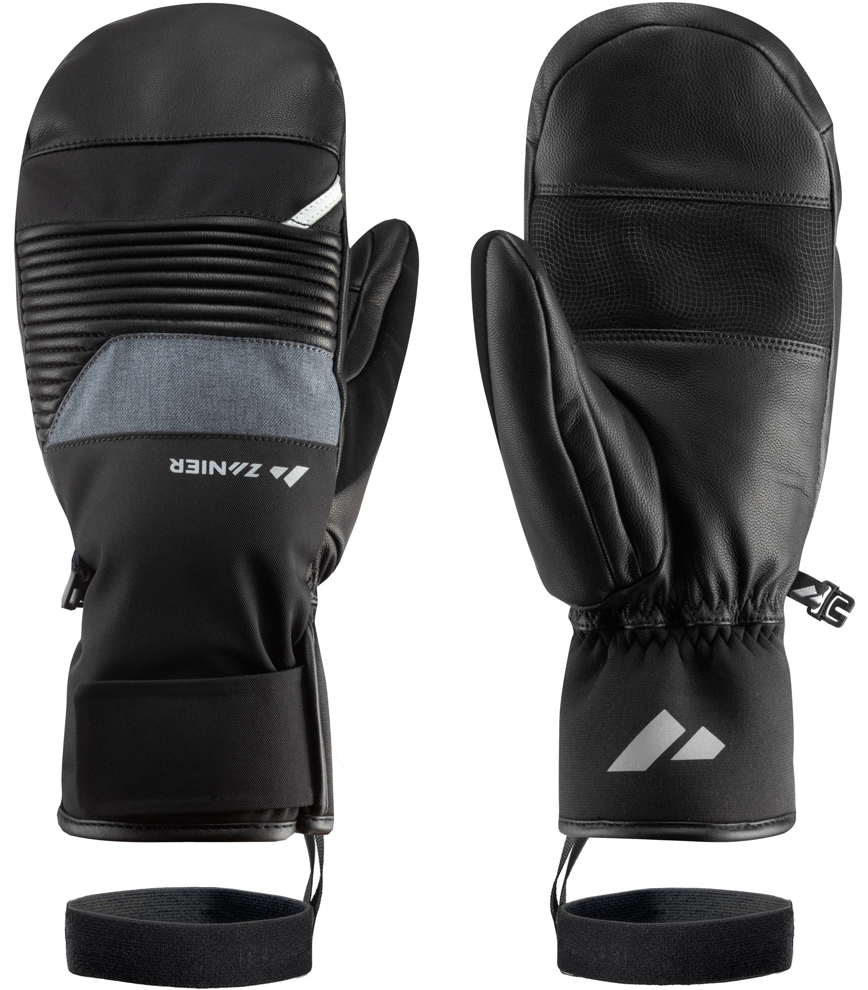 zanier-guide-mitten-skihandschuh-f-ustling-schwarz-ziegenleder image 4