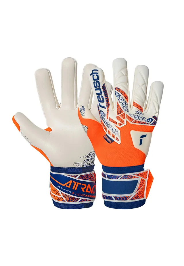 reusch-attrakt-profi-torwarthandschuhe-gr-e-9-mit-gold-x-grip image 1