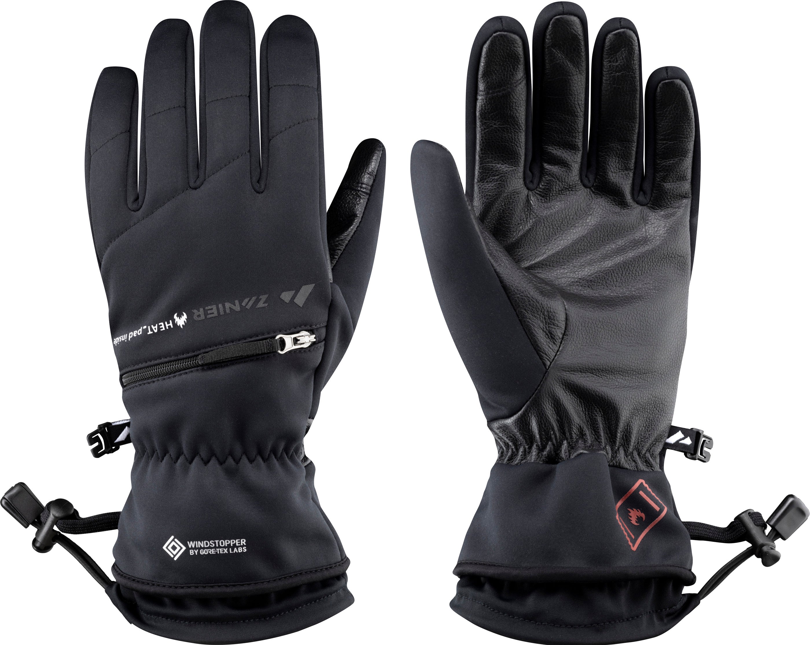 zanier-heat-pads-outdoor-ws-handschuh-schwarz-touch image 1