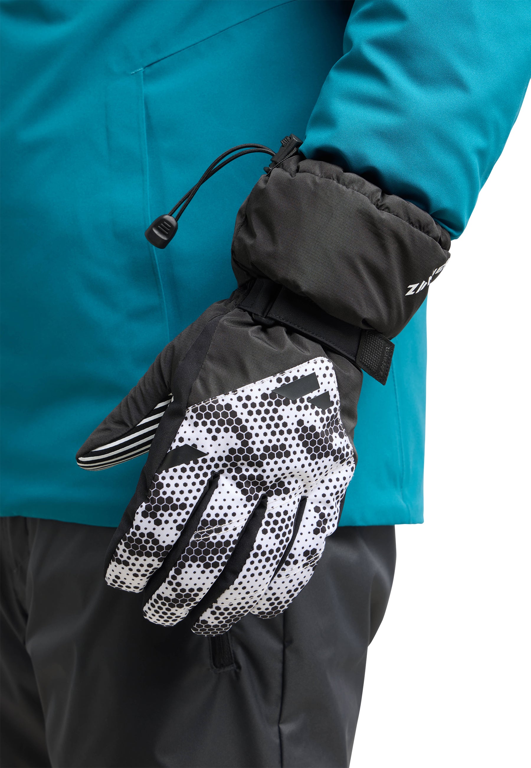 zanier-dienten-stx-skihandschuh-schwarz-royal-5-kinder image 8