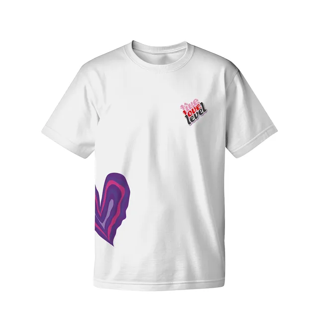 level-rexford-live-love-t-shirt-wei-baumwolle image 1