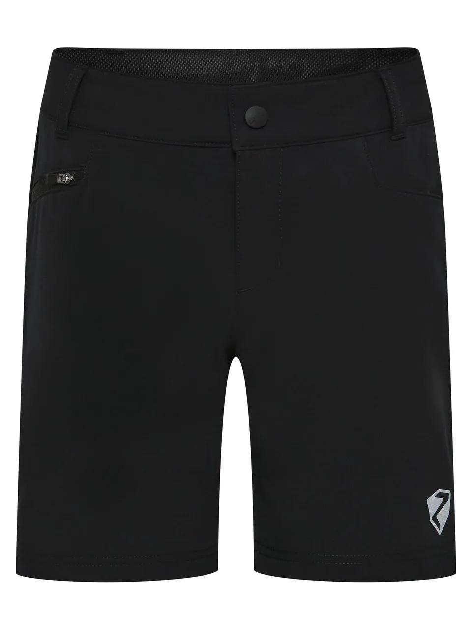 ziener-bikewear-kids-nado-fahrrad-shorts-schwarz-gepolstert image 1