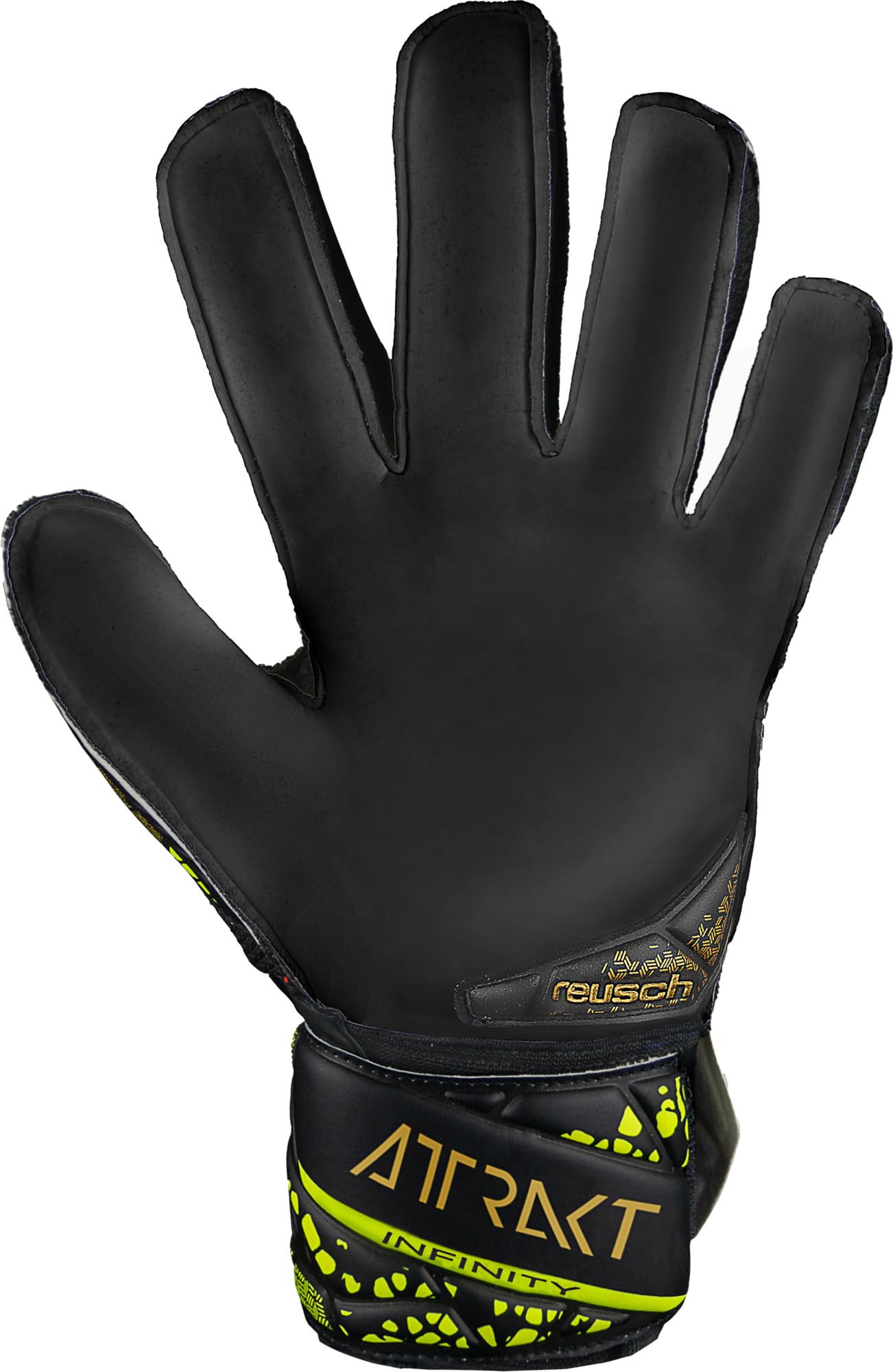 reusch-attrakt-torwarthandschuhe-kinder-fingerschutz-grip image 4