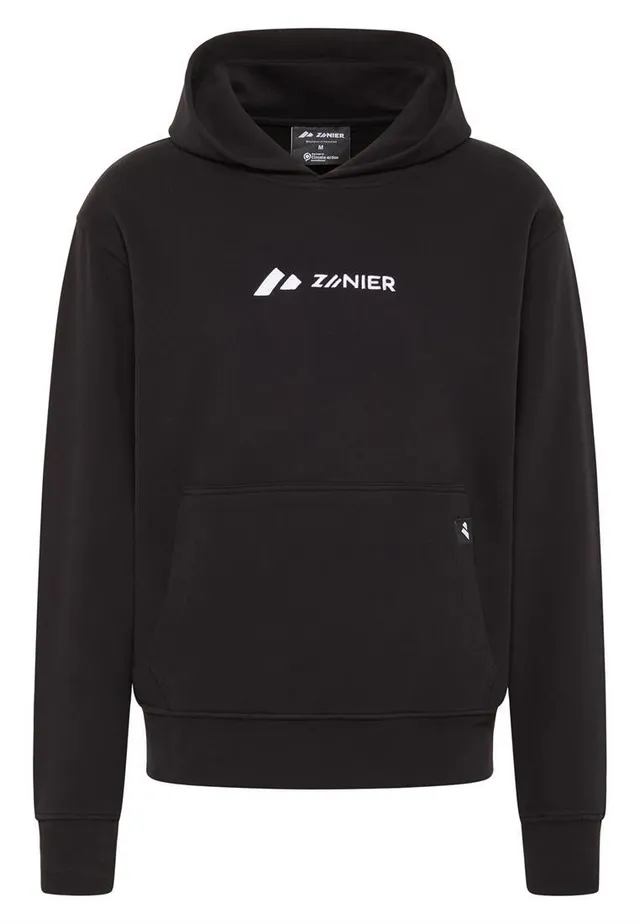 zanier-hoodie-sweatshirt-bio-baumwolle-schwarz-gr-m image 1