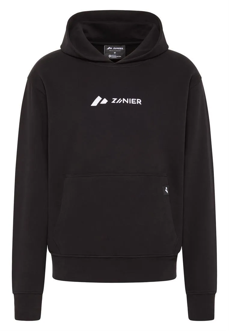 zanier-hoodie-sweatshirt-bio-baumwolle-schwarz-gr-m image 1