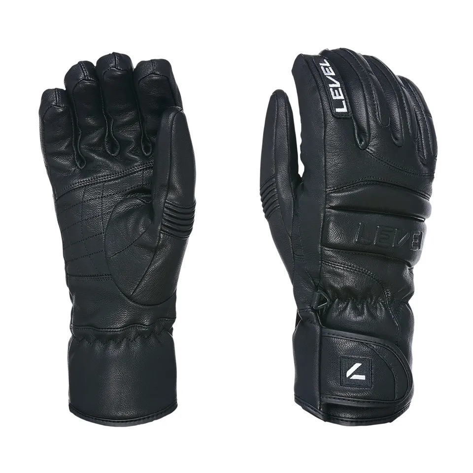 level-worldcup-rs-skihandschuhe-leder-schwarz image 1