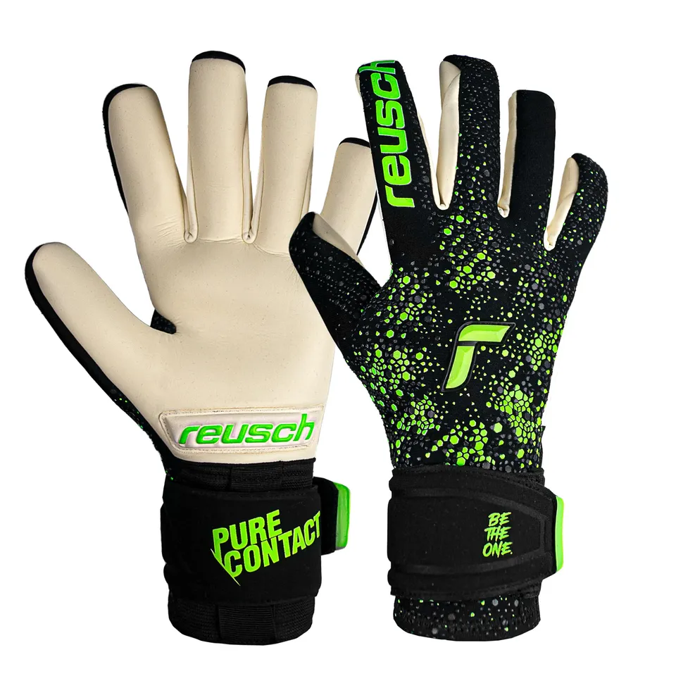 reusch-attrakt-torwarthandschuhe-gr-9-grip-gold-atmungsaktiv image 1