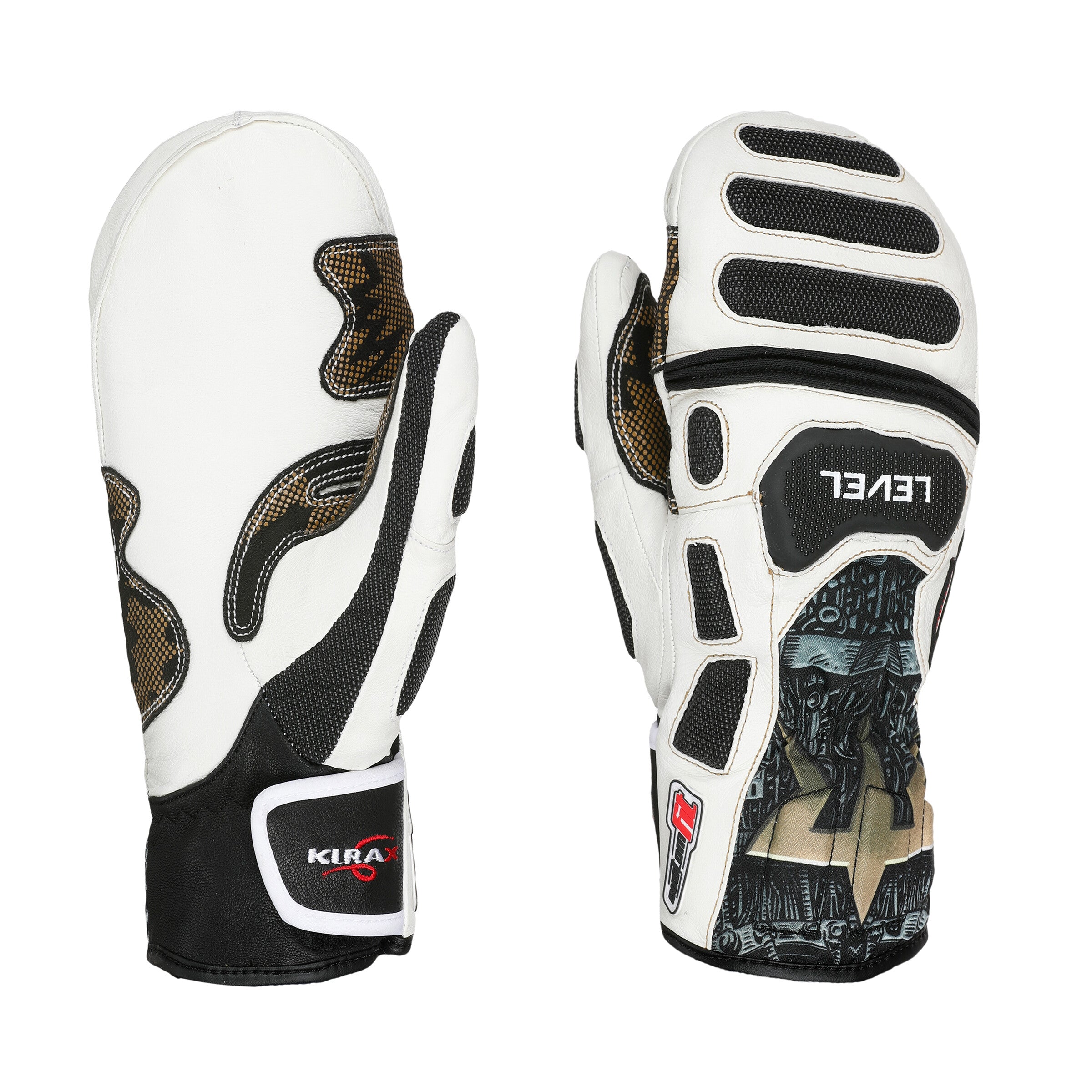 level-sq-ester-ledecka-skihandschuhe-schwarz-wei-race image 1