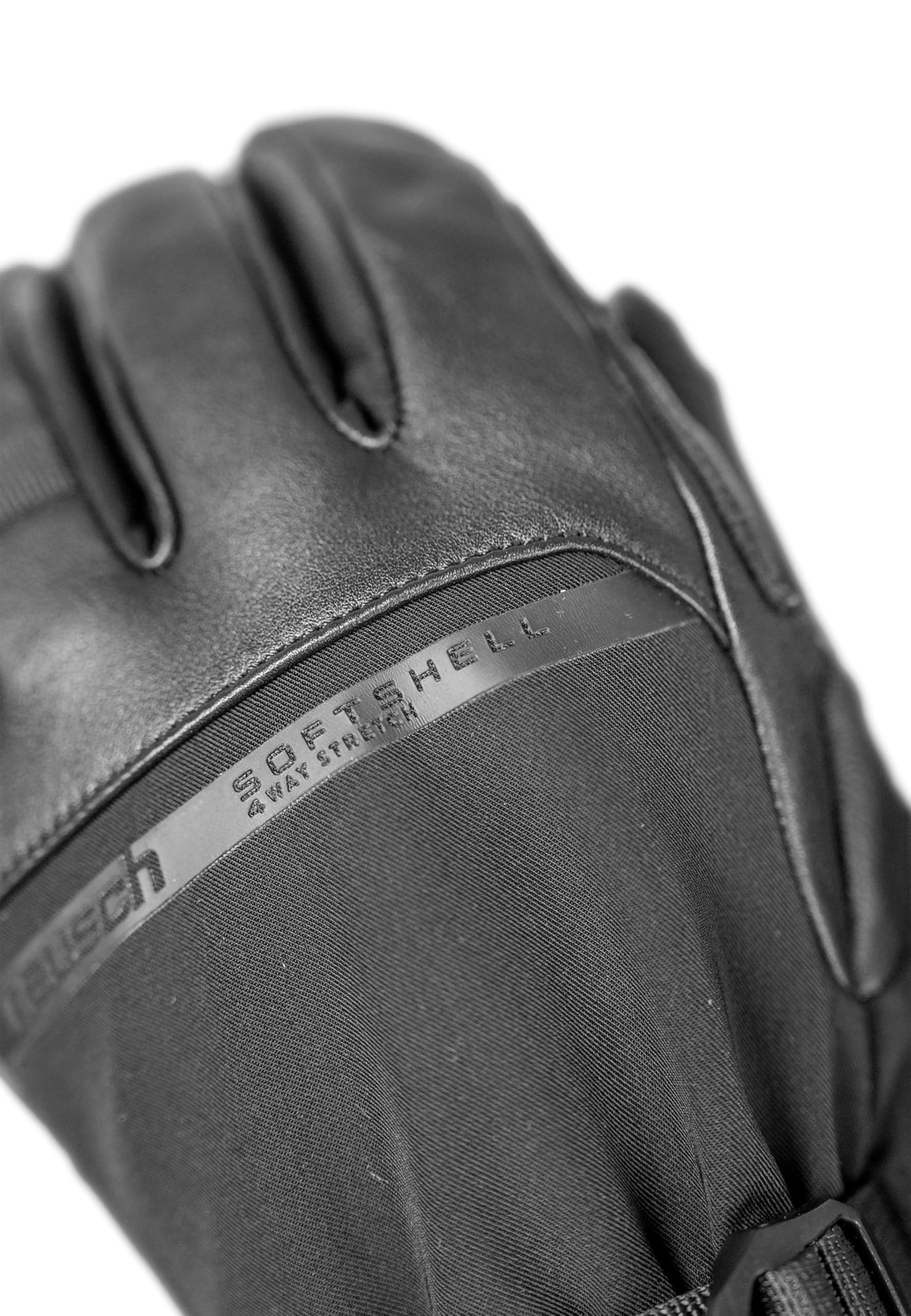 reusch-down-spirit-skihandschuhe-gr-e-8-schwarz-lange-stulpe image 5