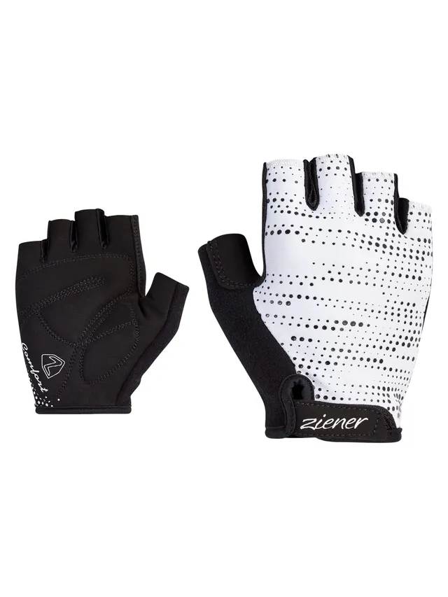 ziener-cimea-lady-fahrradhandschuhe-damen-kurzfinger-schwarz-gepolstert image 1