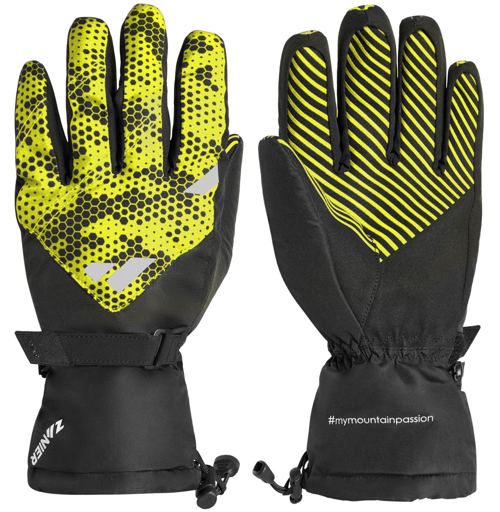 zanier-dienten-stx-skihandschuh-schwarz-royal-5-kinder image 4