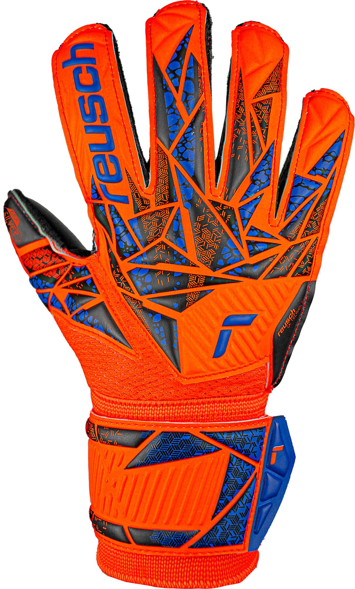 reusch-attrakt-torwarthandschuhe-kinder-gr-6-grip-silver image 2
