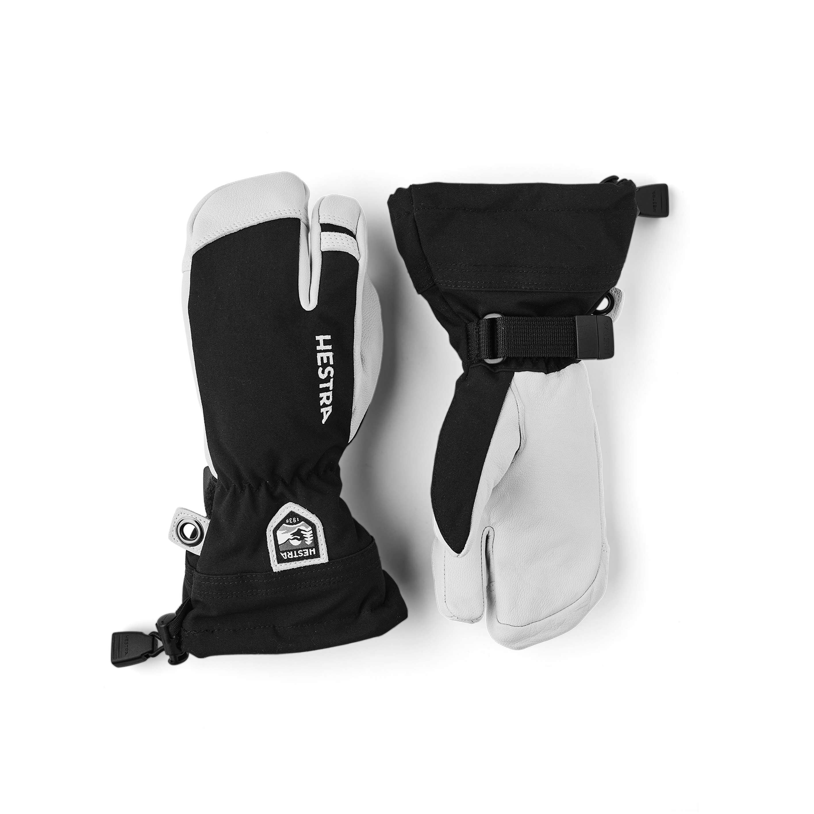 hestra-army-leather-heli-ski-jr-3-finger-skihandschuh-gr-5 image 1
