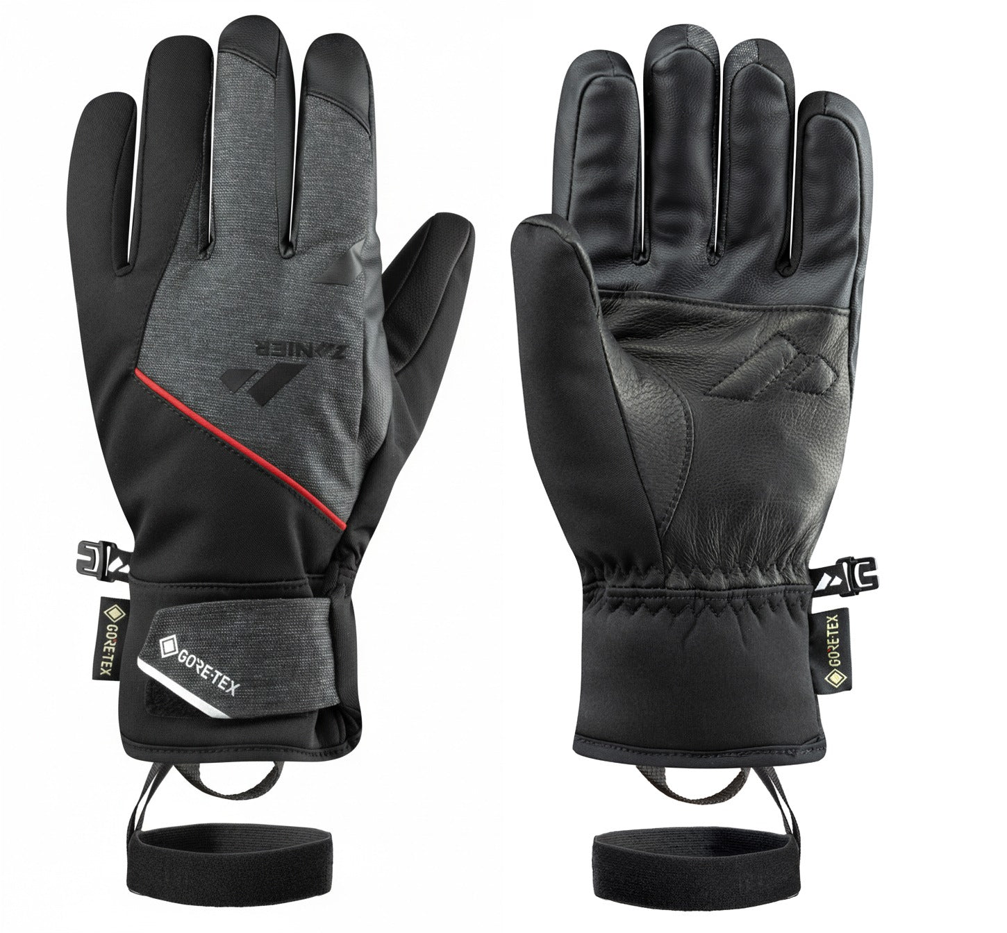 zanier-planai-gtx-f-ustling-skihandschuh-schwarz-wasserdicht image 3