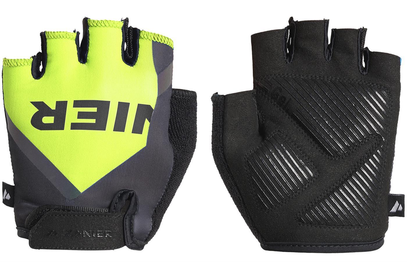 zanier-young-racer-kinder-fahrradhandschuhe-schwarz-mit-gel-pads image 1