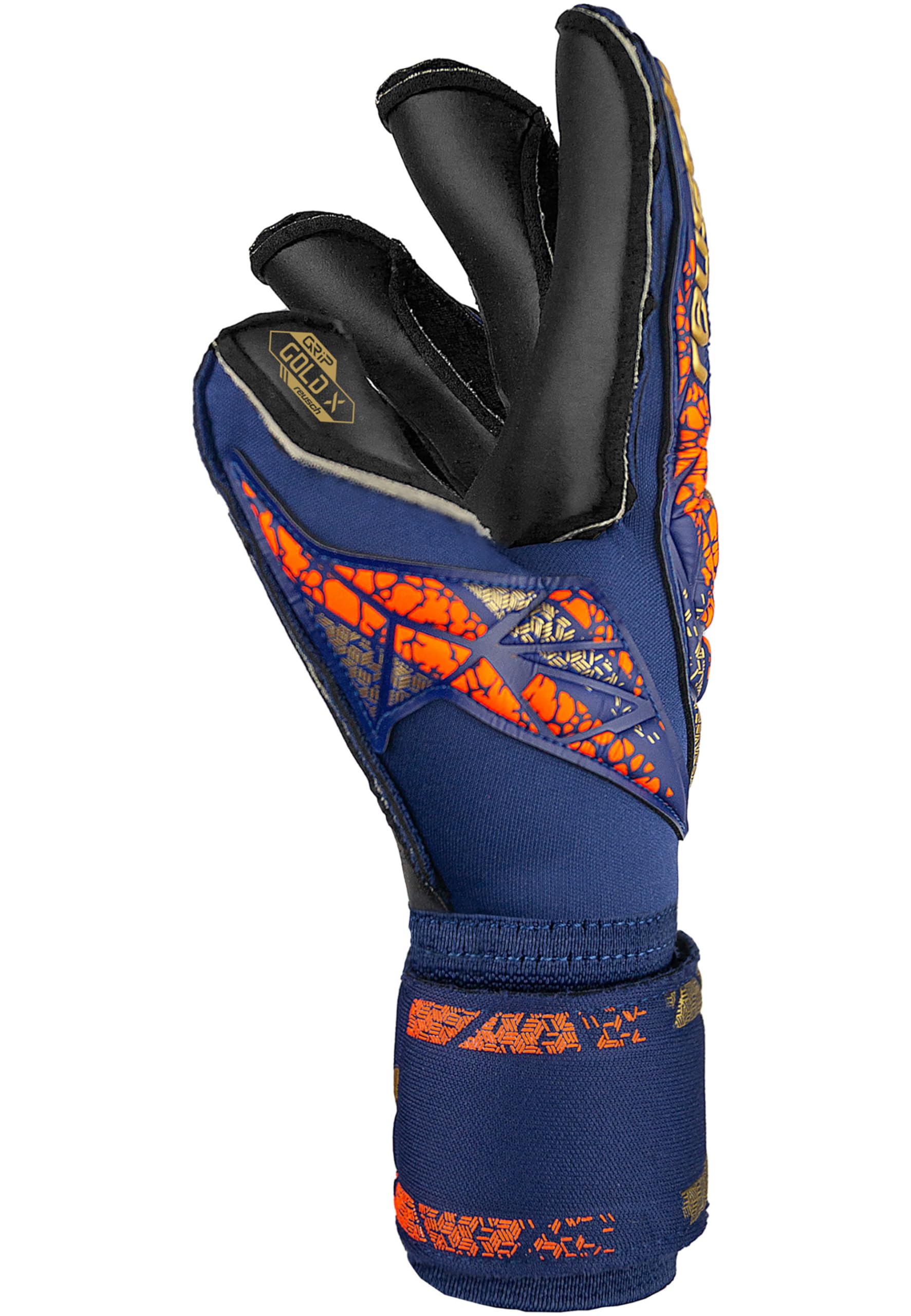 reusch-attrakt-x-evolution-torwarthandschuhe-gr-8-5-blau-gold image 3
