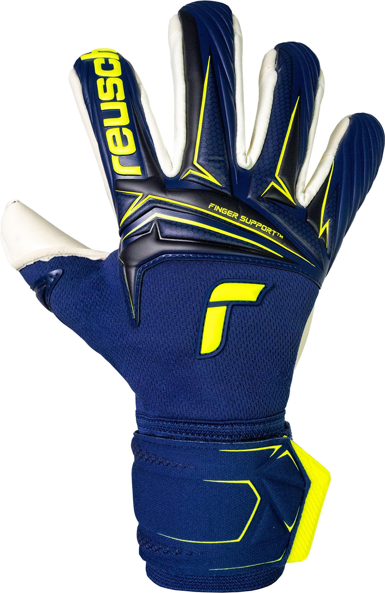 reusch-attrakt-torwarthandschuhe-gr-9-duo-grip-fingerschutz image 2