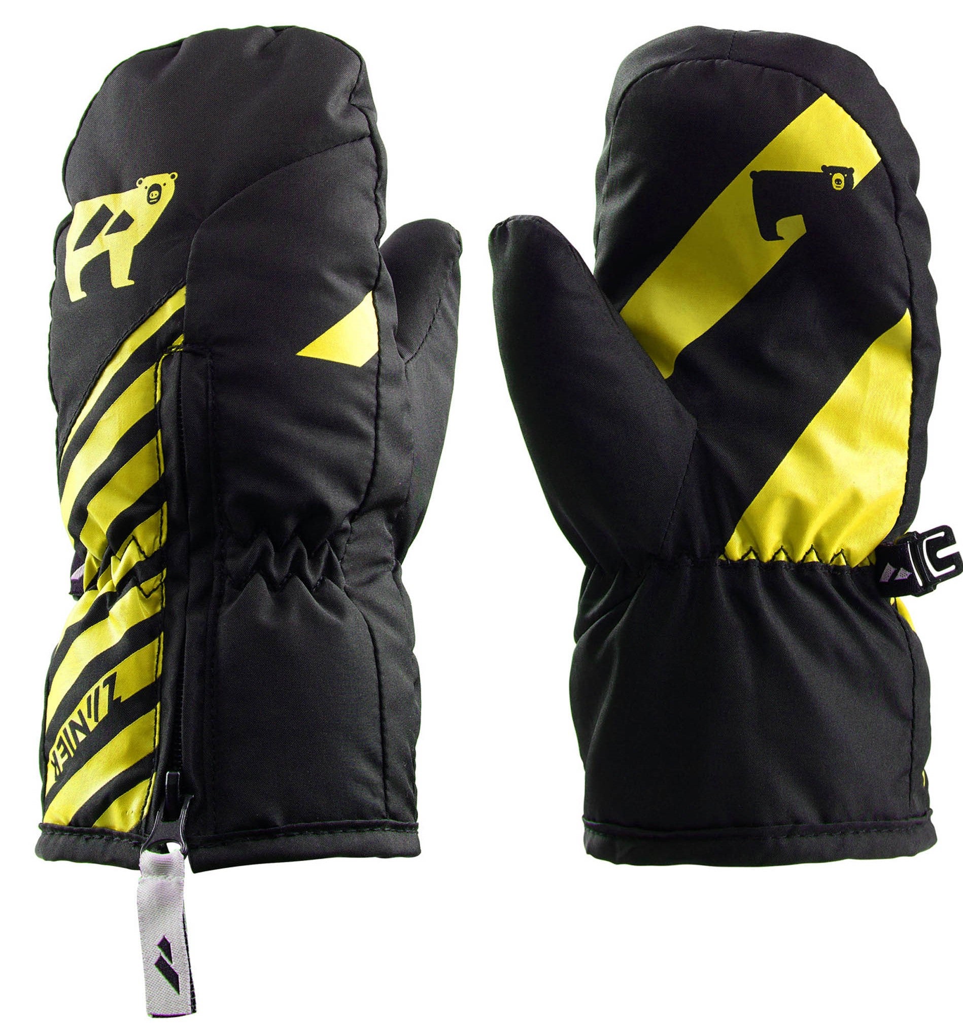 zanier-sweety-mitten-f-ustlinge-schwarz-reissverschluss image 2